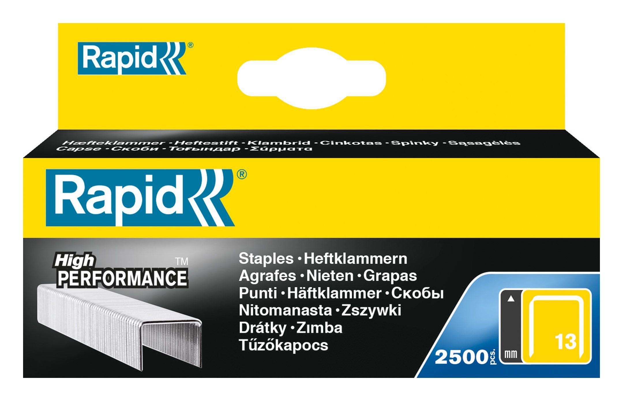 Rapid Heftklammer, Industriequalität 13/08 a 2500 Stück