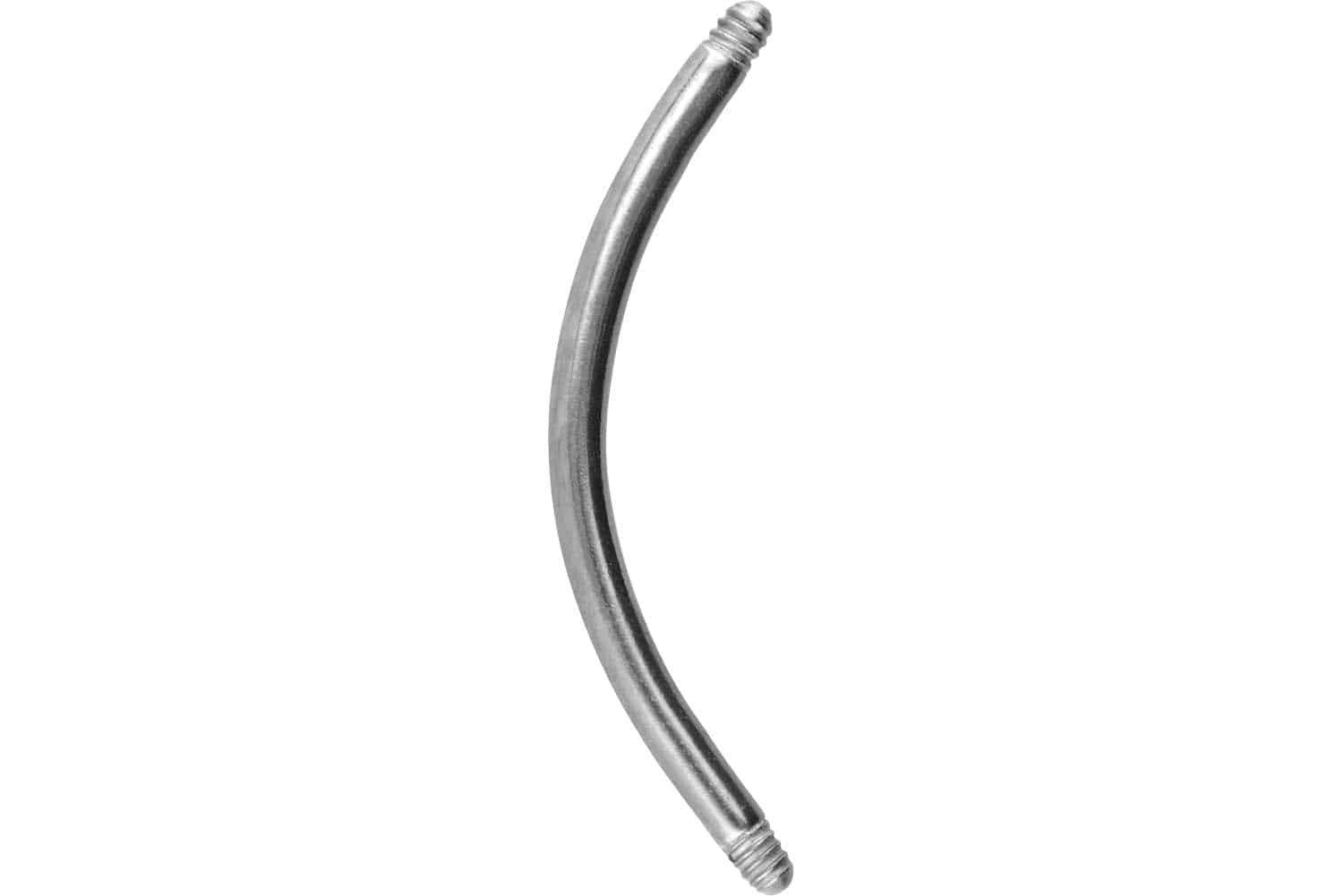PIERCINGLINE Bauchnabelpiercing Chirurgenstahl Banane ohne Kugeln (Bananen, 1-tlg)
