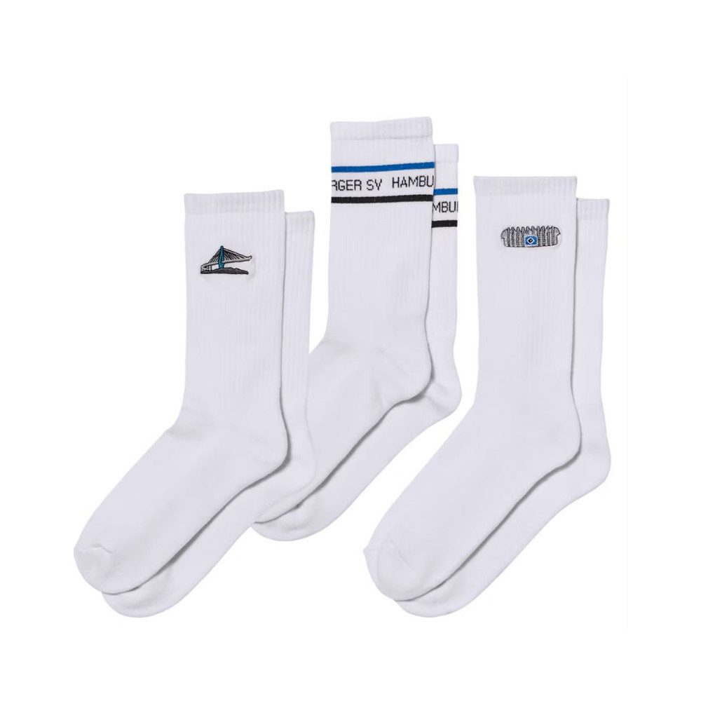 VertriebsArena GmbH Socken HSV Sportsocken 3er-Set "Hamburger SV"