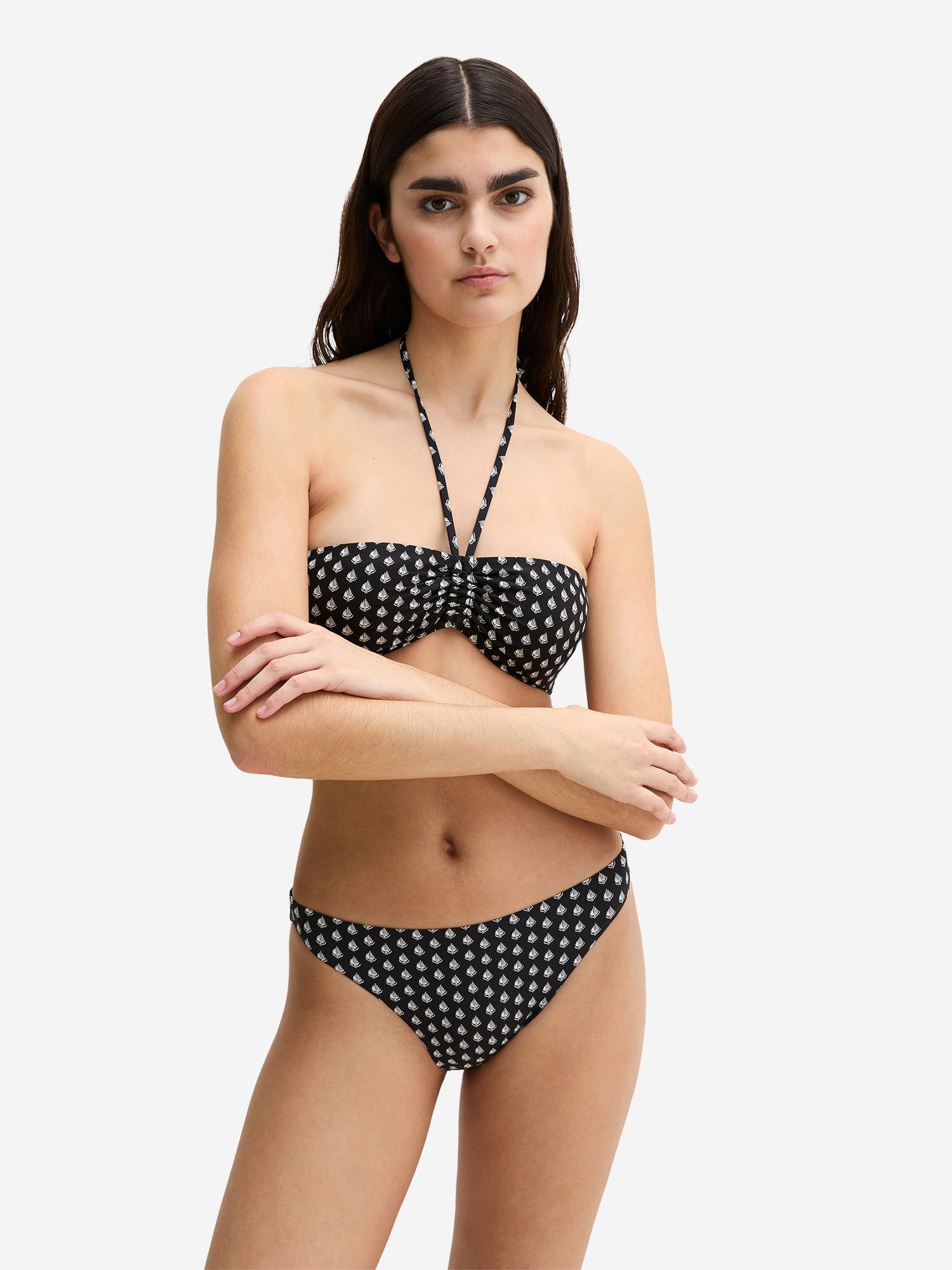 Marc O'Polo Triangel-Bikini-Top Palm Border Geo, Triangle Top, Dreiecks‑Bikini‑Top, Triangel Bikini