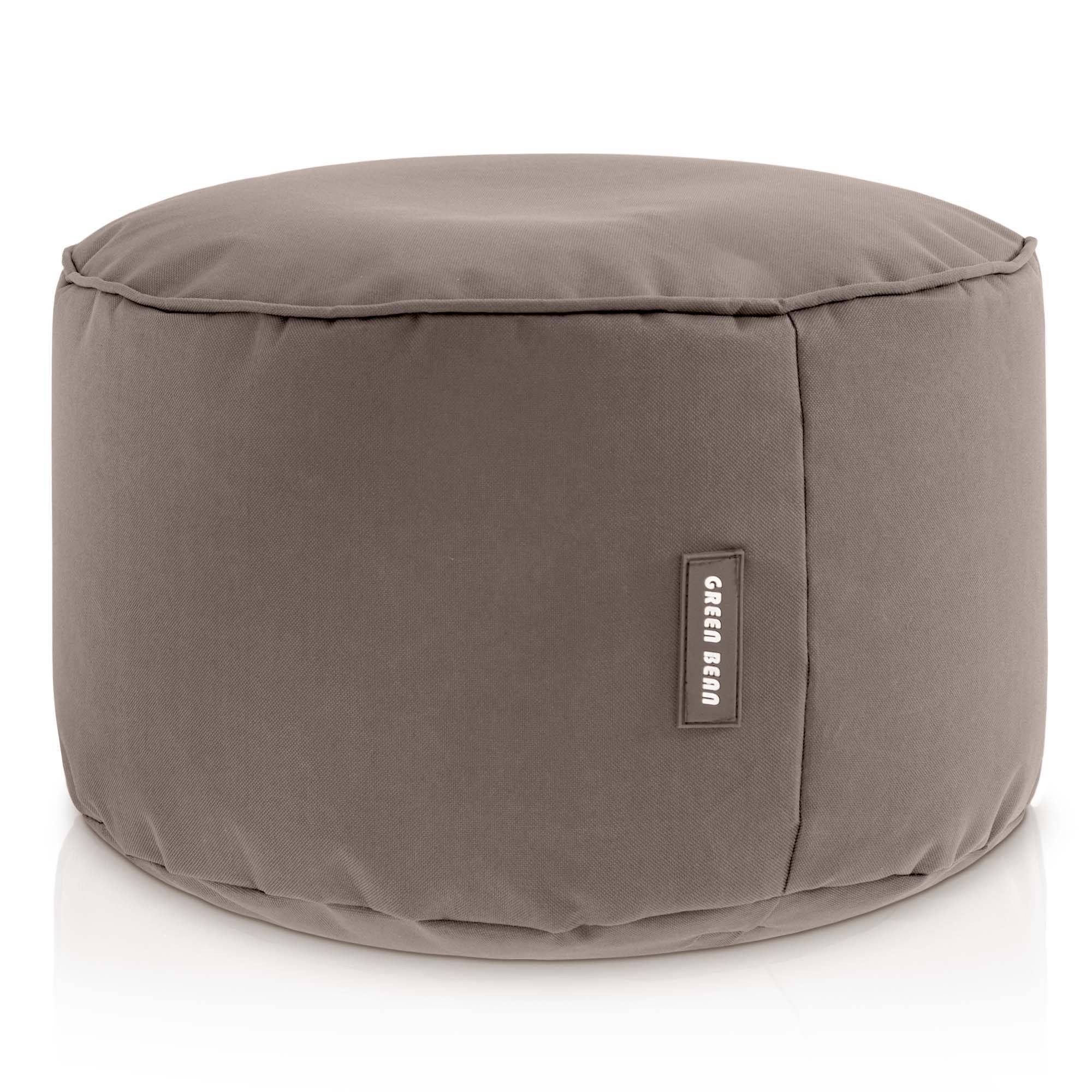 Green Bean Pouf Sitzsack-Hocker Pouf Stay 45x25cm (Sitzsack-Hocker 45x25cm mit EPS-Perlen Füllung -, Fußhocker Fußkissen Sitz-Pouf für Sitzsäcke), die ideale Ergänzung zum Sitzsack