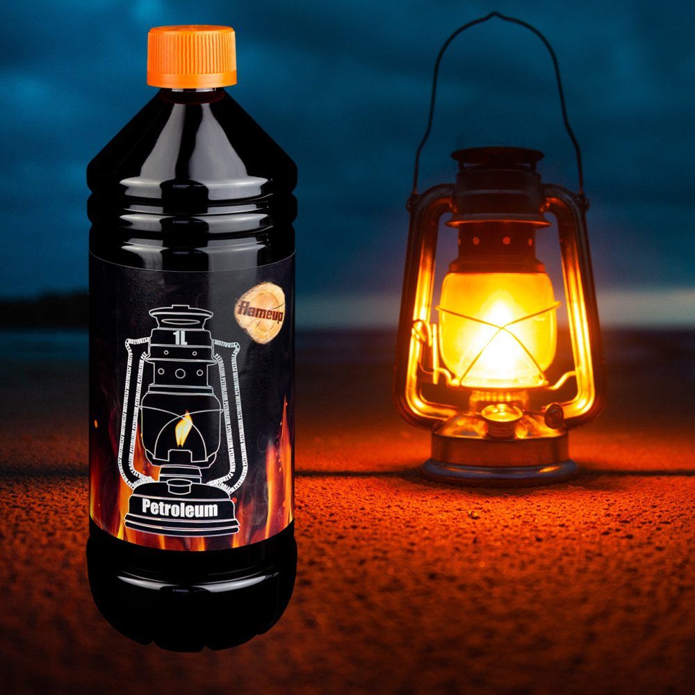 Flameup Petroleum Petroleum für Petroleumheizung Petroleumofen Petroleumlampe 1 Liter, 1 l