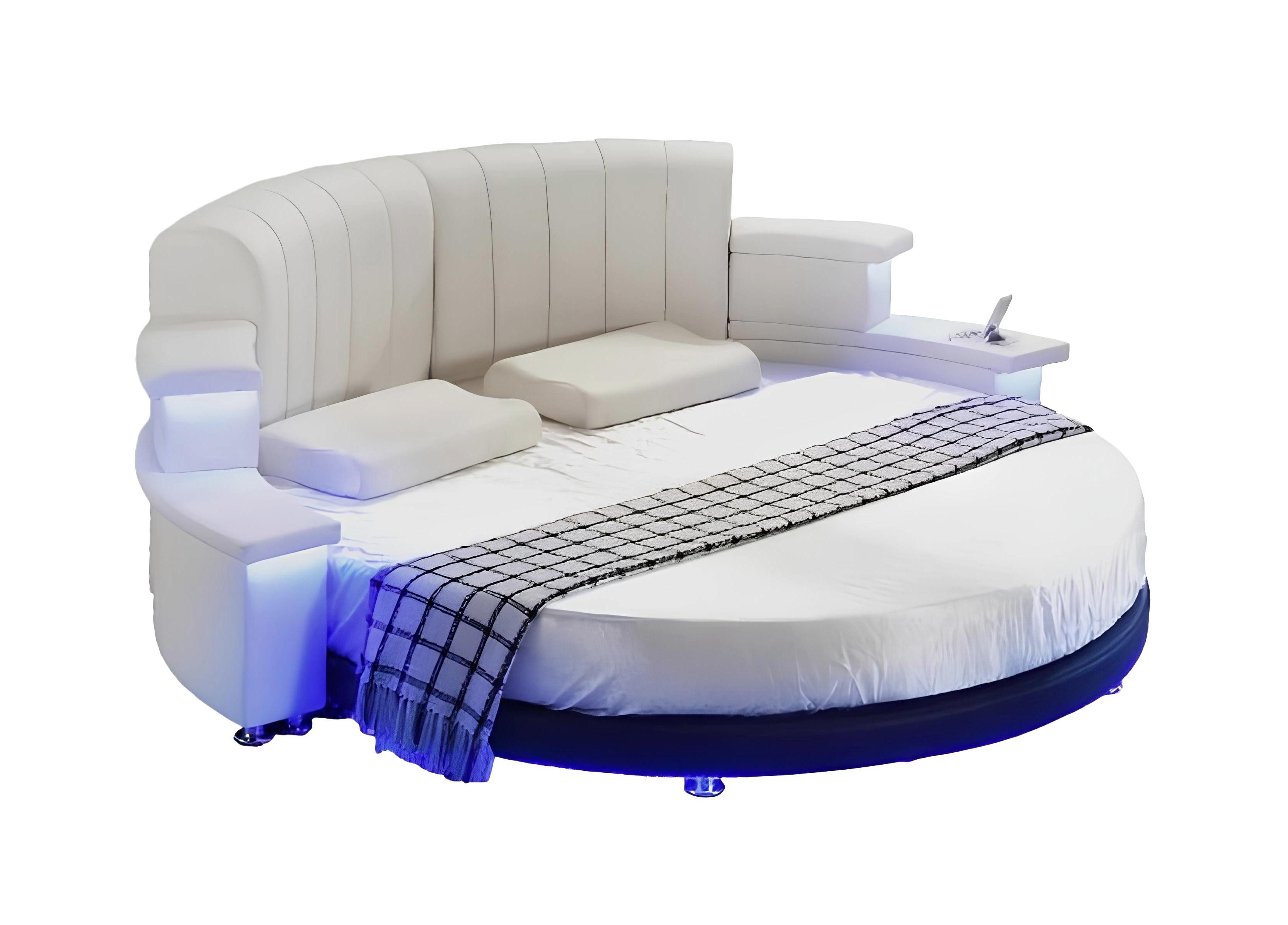 Xlmoebel Multimediabett Multifunktionsbett mit integriertem Sofa für Doppelbett (1-tlg., Bett), Hergestellt in Europa