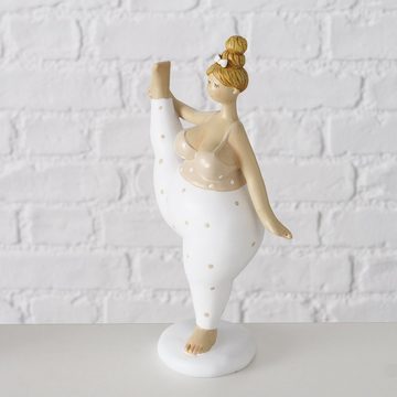 BOLTZE Dekofigur Yoga, 3er Set, handgemalt, 14x9x22cm (L/B/H)