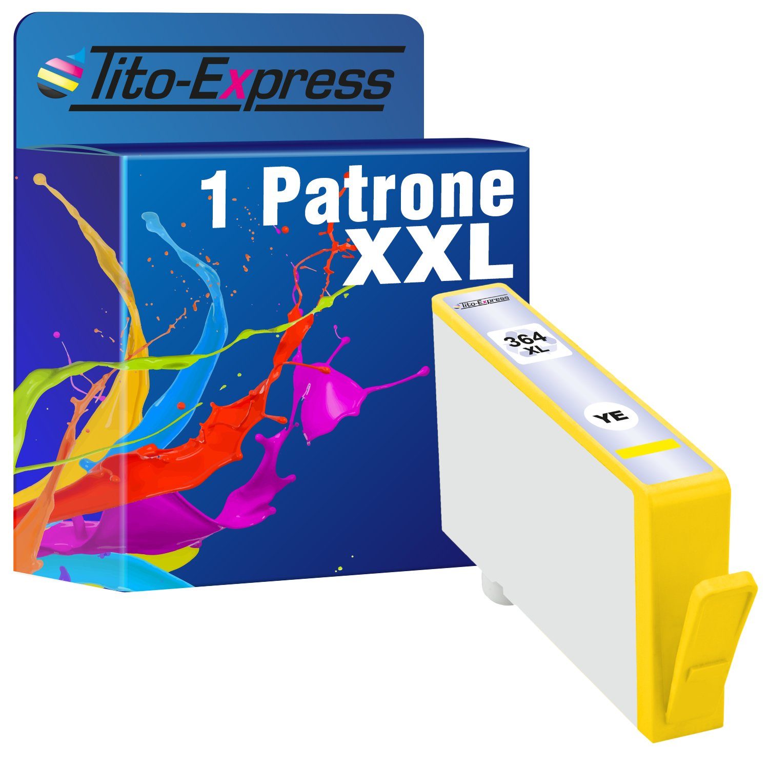 Tito-Express ersetzt HP 364 XL 364XL Yellow Tintenpatrone (für Deskjet 3070A 3520 Officejet 4620 4622 Photosmart 5510 6510 5515)