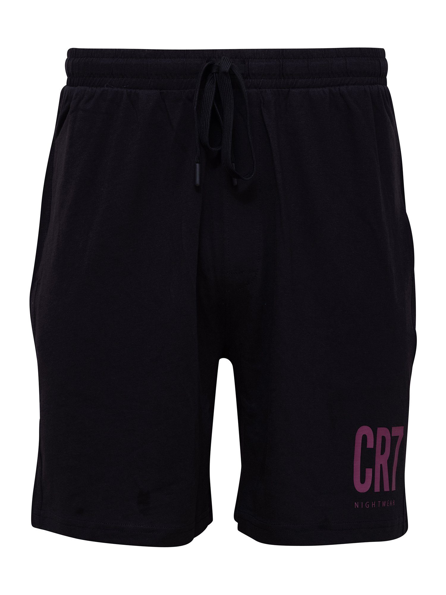 CR7 Homewear (1 tlg) Shorty schwarz