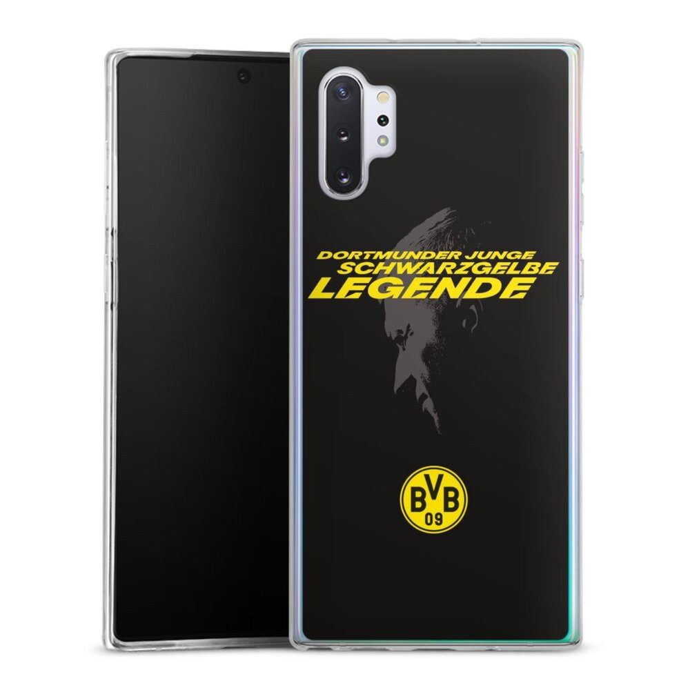DeinDesign Handyhülle Marco Reus Borussia Dortmund BVB Danke Marco Schwarzgelbe Legende, Samsung Galaxy Note 10 Plus Slim Case Silikon Hülle Ultra Dünn