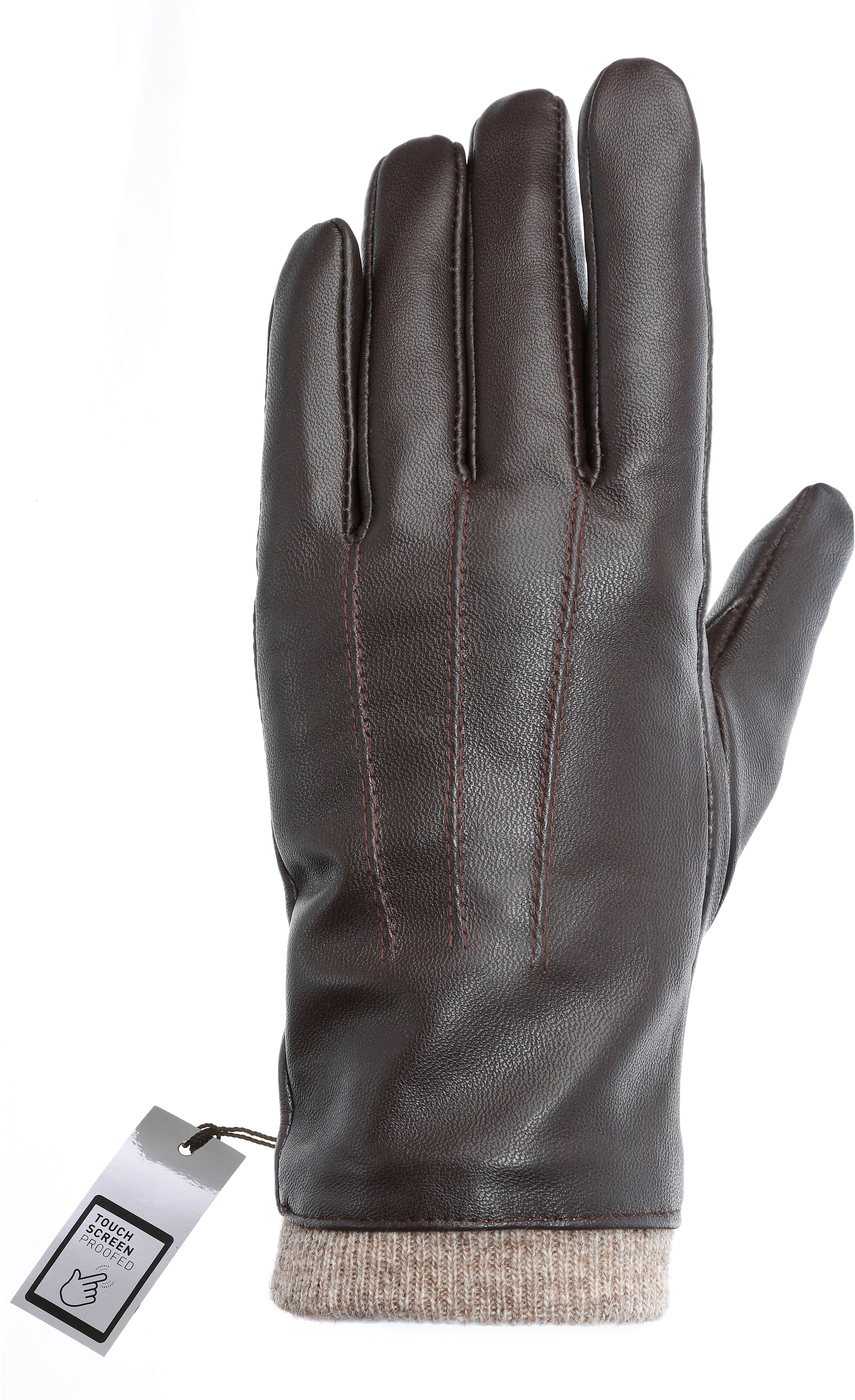 PEARLWOOD Lederhandschuhe Daisy Touchscreenfähig - mit 10 Fingern bedienbar günstig online kaufen