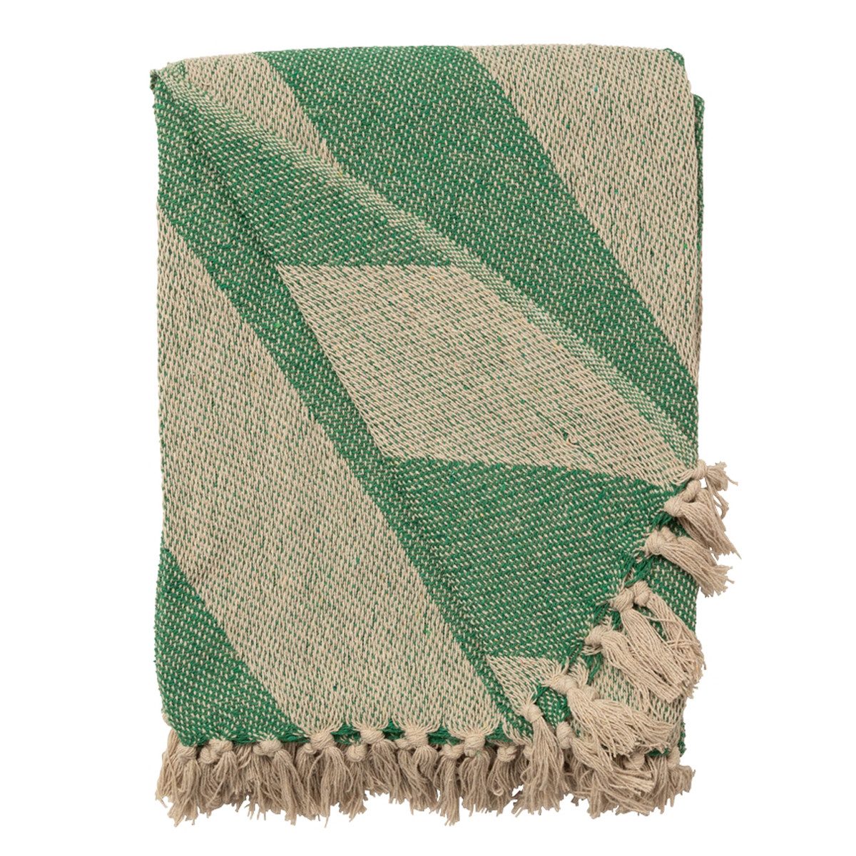 Wohndecke Decke Überwurf Diagonal 100% Baumwolle günstig online kaufen