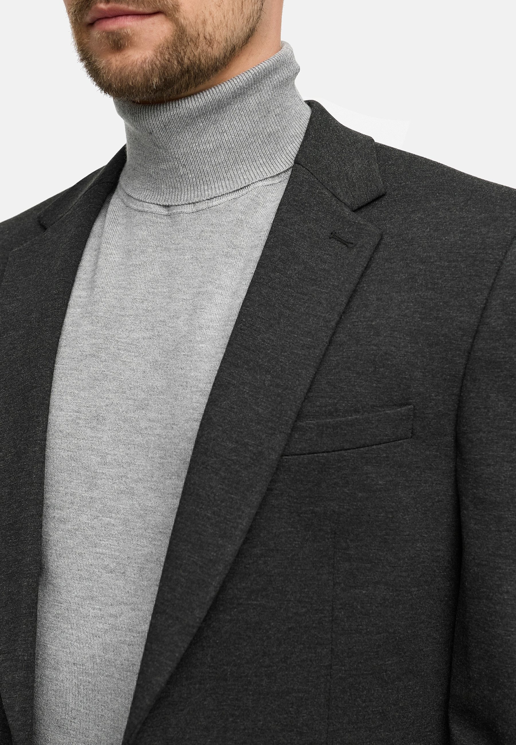 Jeff Anzugsakko Herren JFEzra Sakko Herrensakko Jacket mit schmal geschnittenem Revers
