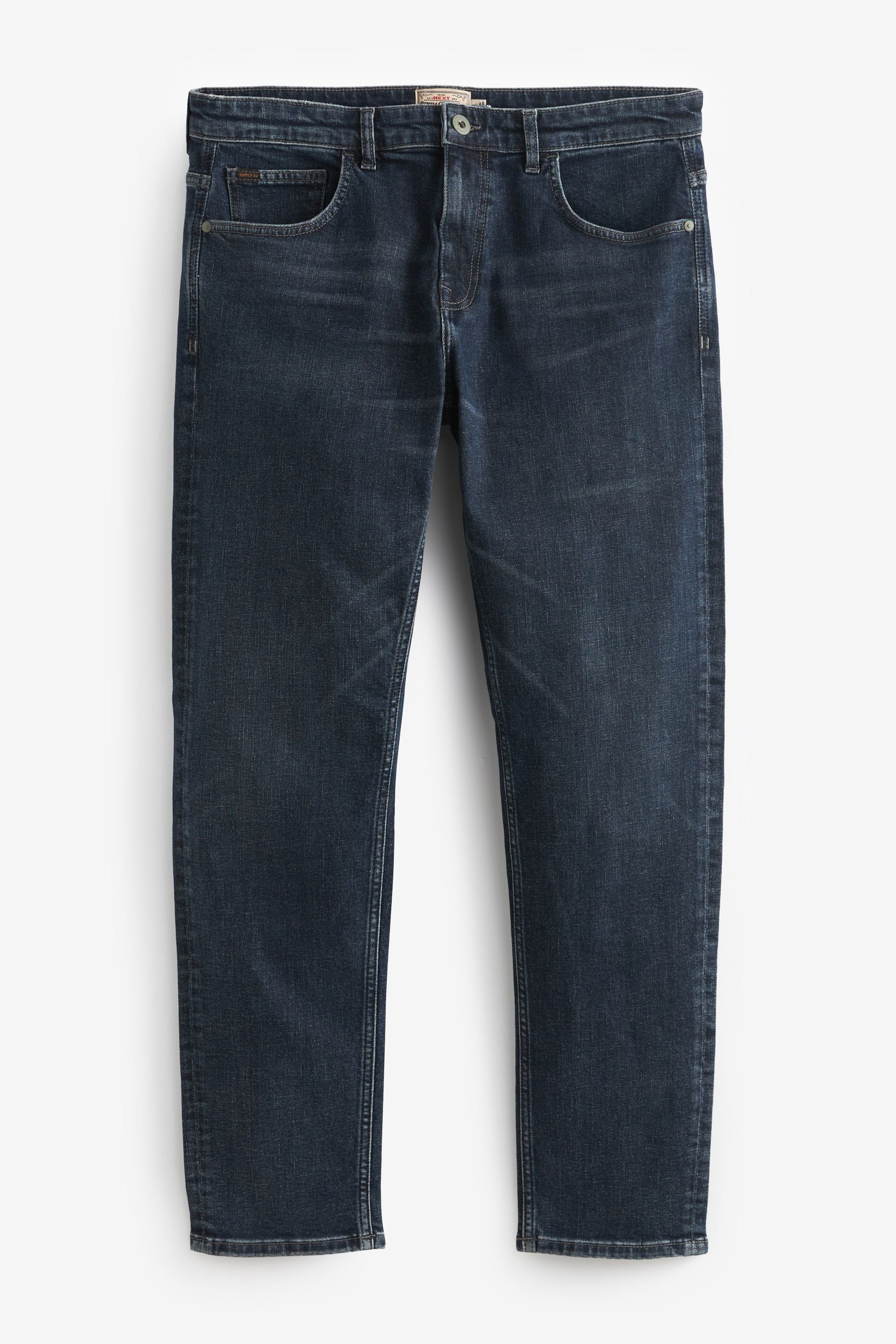 Blue/Grey Regular-fit-Jeans Stretch (1-tlg) Jeans Vintage Fit Regular Next mit