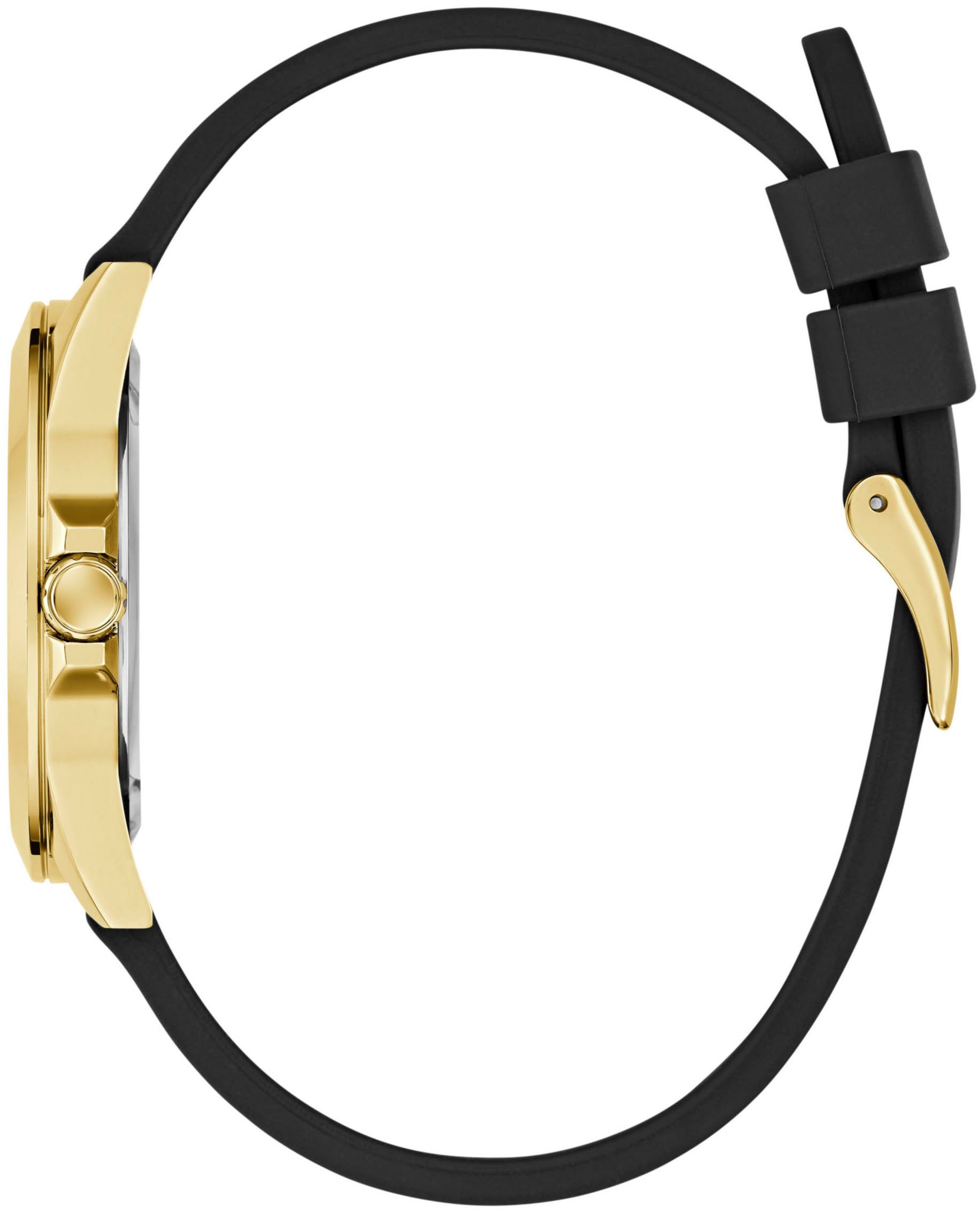 Guess Quarzuhr MENAGERIE GW0749L2, Armbanduhr, Damenuhr, Silikonarmband, Mineralglas, analog