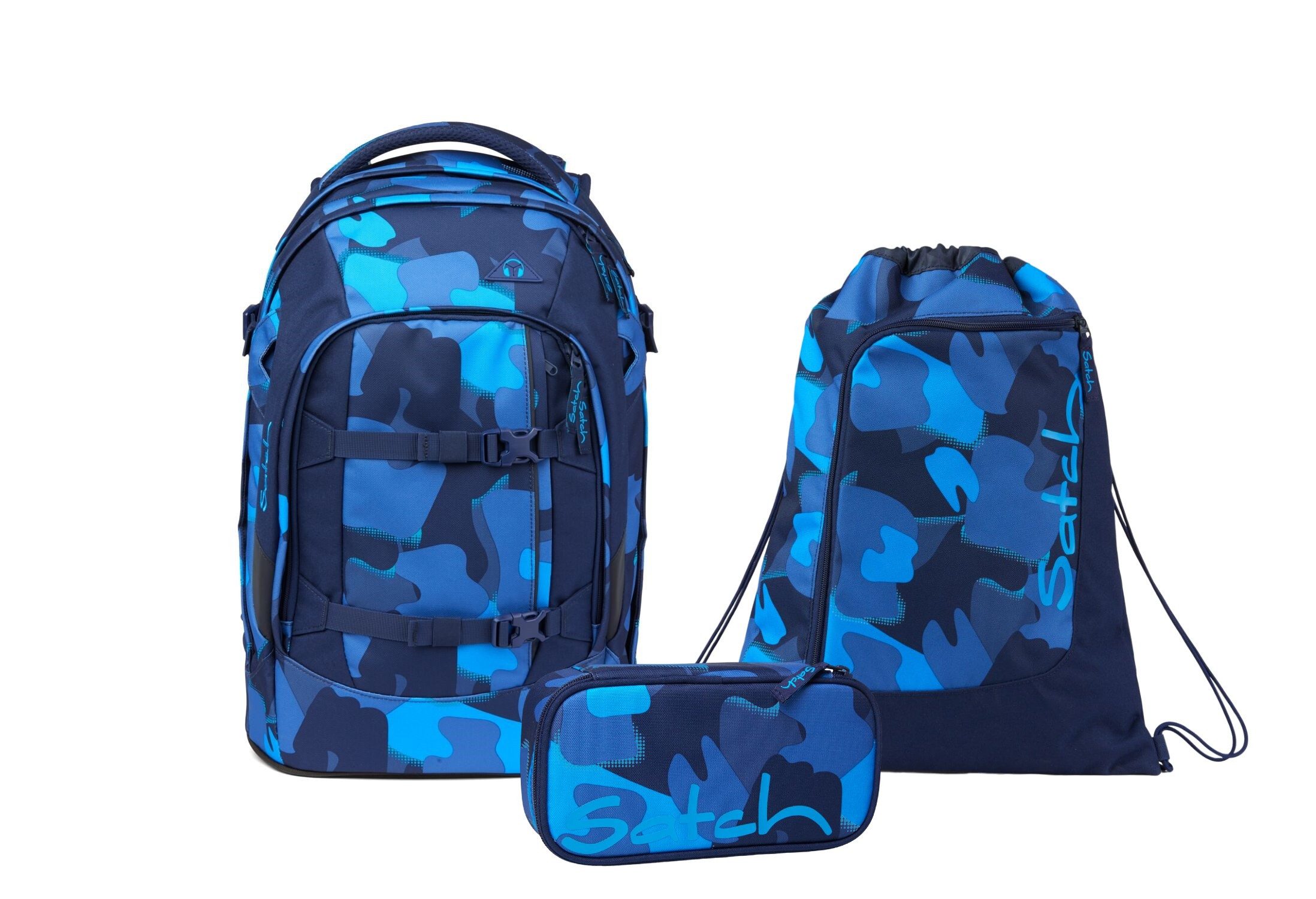 Satch Schulranzen Schulrucksack-Set PACK Toublemaker 3-teilig günstig online kaufen