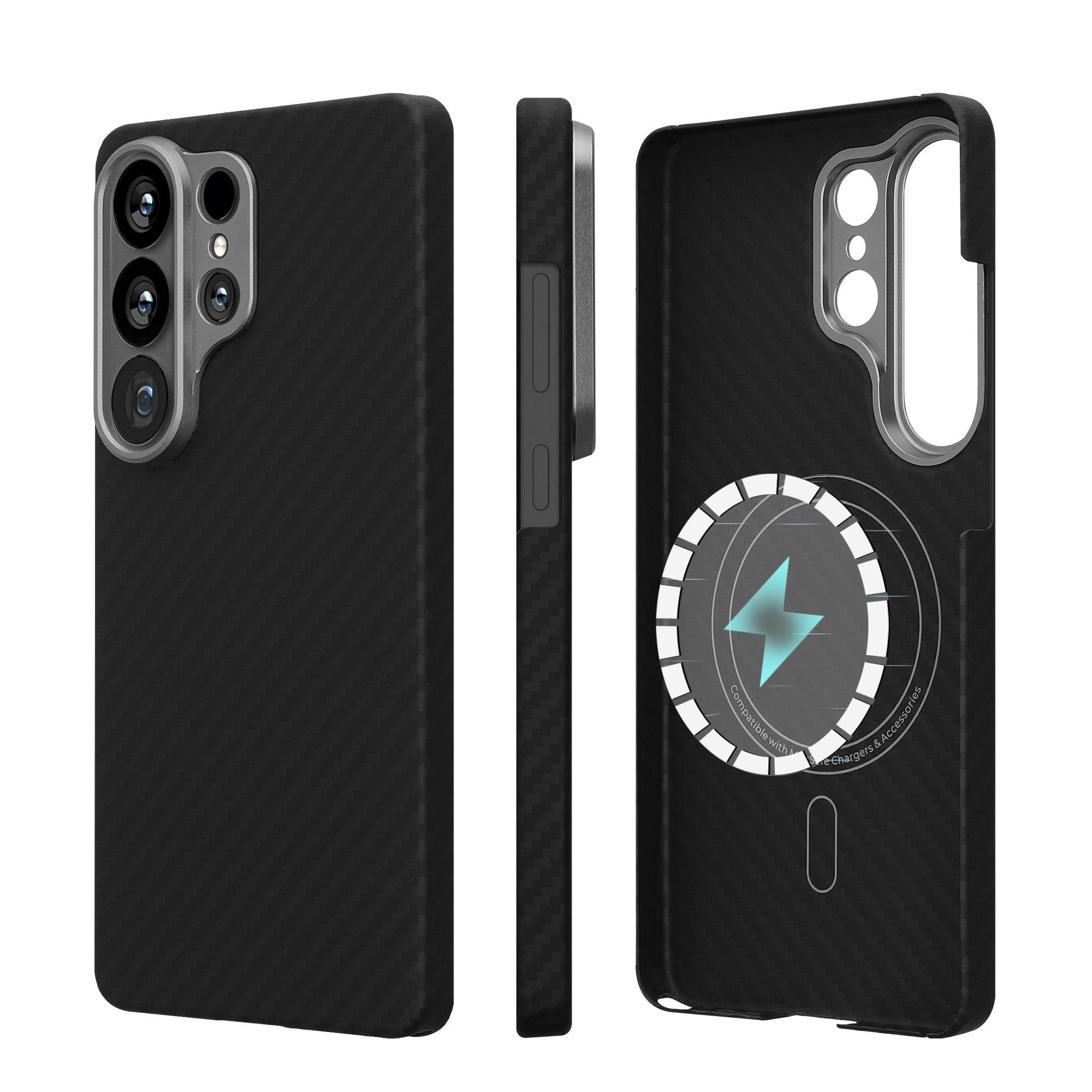 kalibri Smartphone-Hülle Hülle für Samsung Galaxy S26 Ultra Aramid Handy Schutzhülle, Cover Case Handyhülle - Kompatibel mit MagSafe