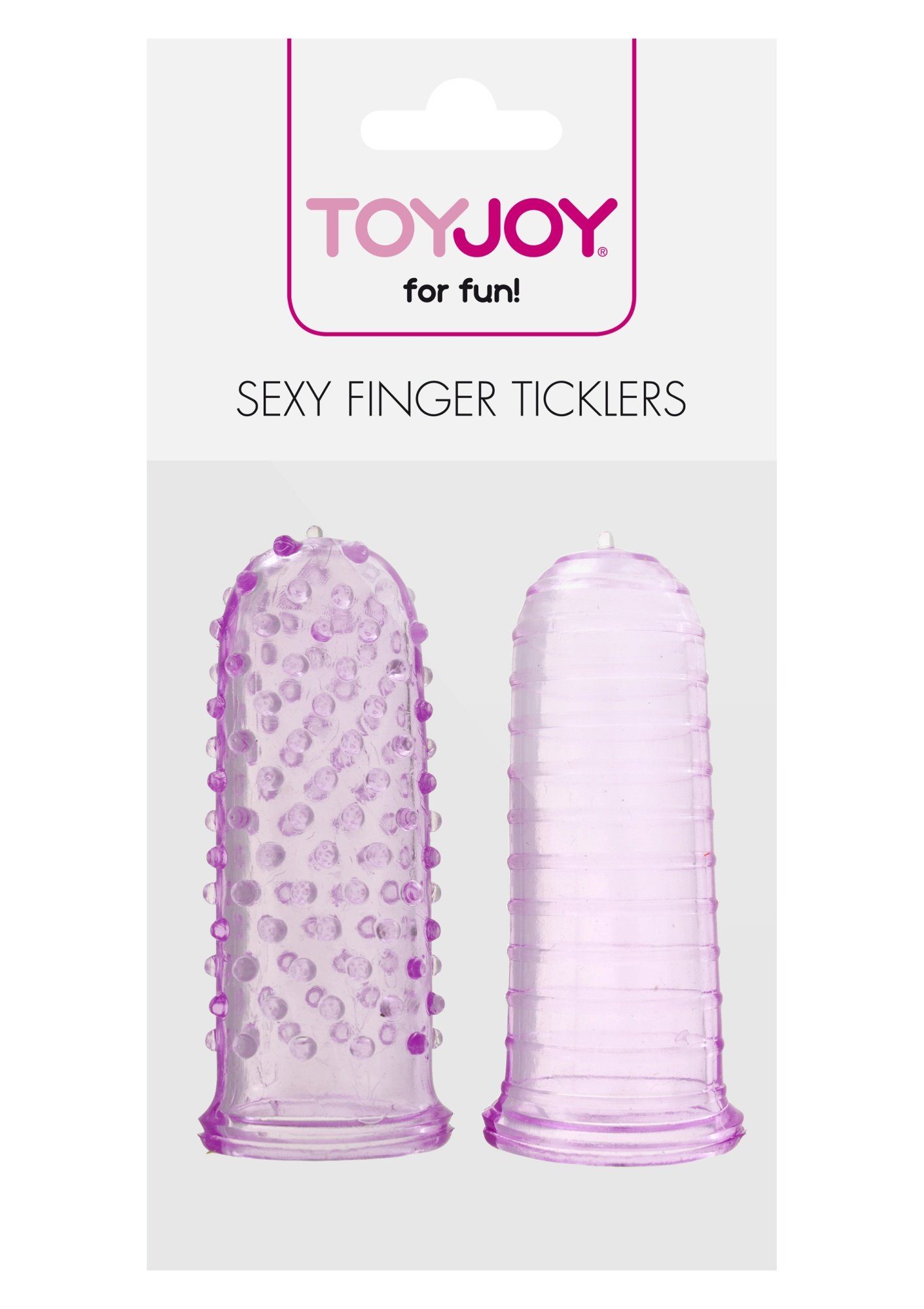 mit Finger Noppen Penishülle Sexy - lila Ticklers TOYJOY
