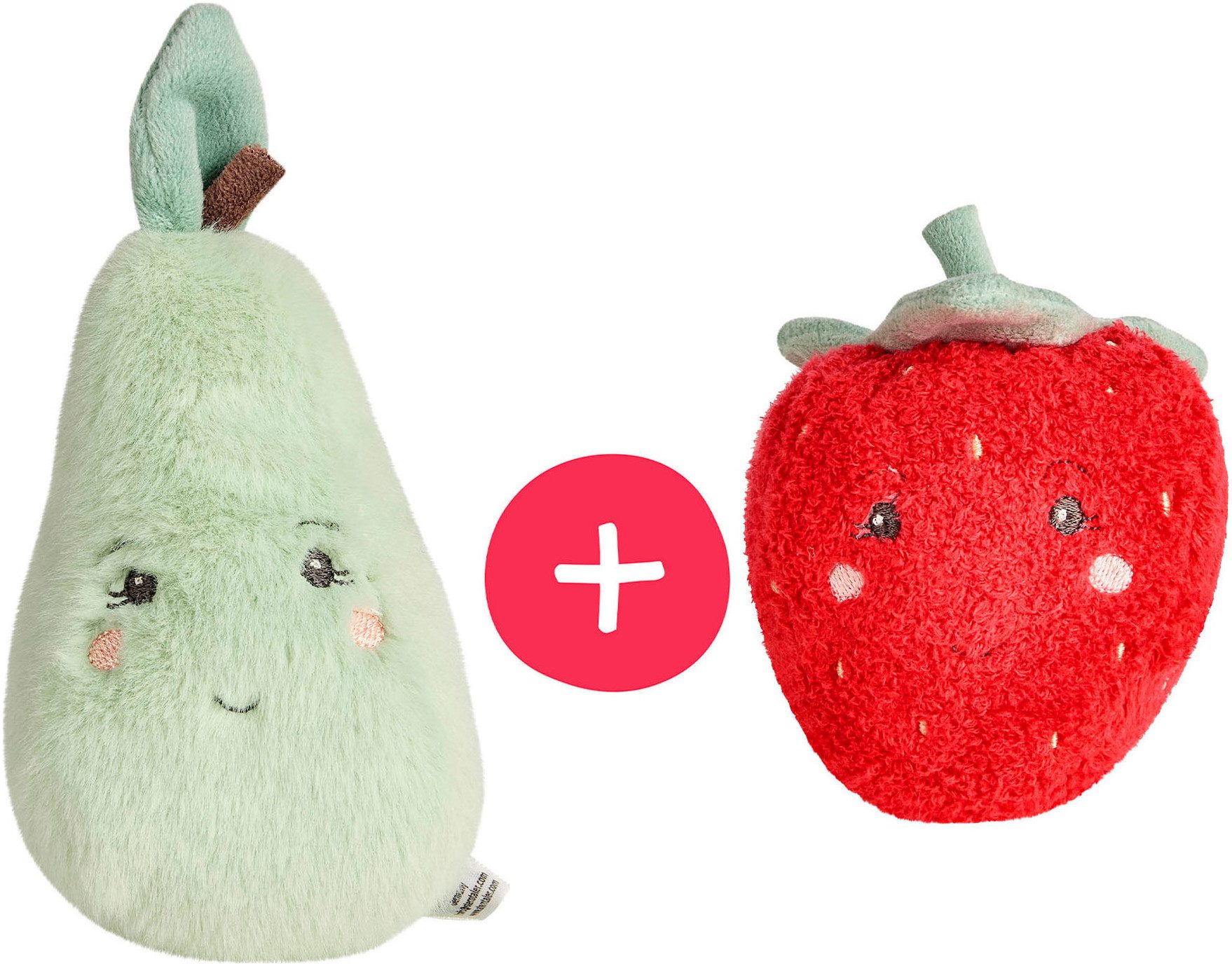 Sterntaler® Rassel Birne und Erdbeere (Set, 2-tlg)
