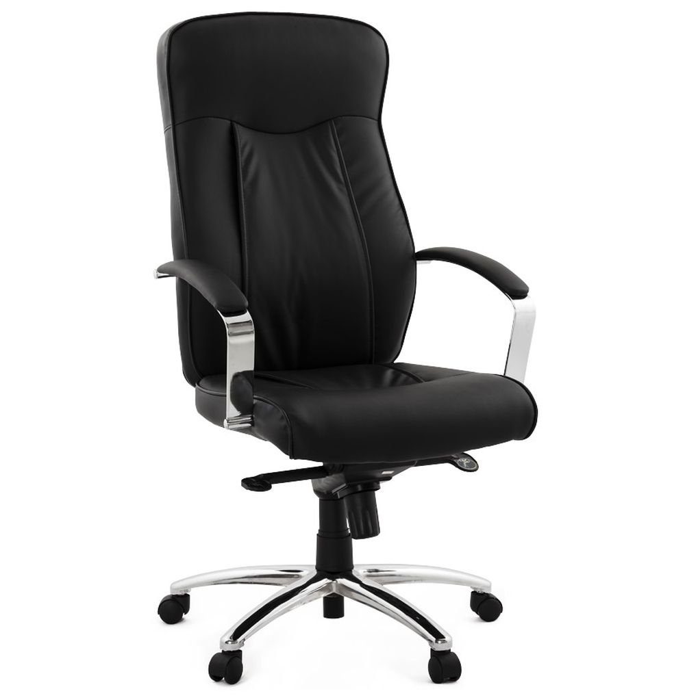 KADIMA DESIGN Bürostuhl ANITA Cheffsessel Kunstleder Schwarz (black) 68 x