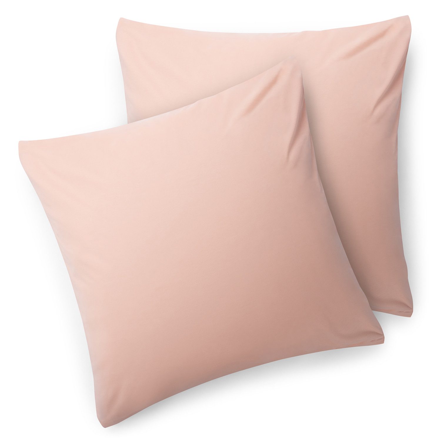 Blumtal Kissenbezug Premium Jersey 2er Set, Oeko-Tex Zertifiziert, (2 Stück), 100% Baumwolle
