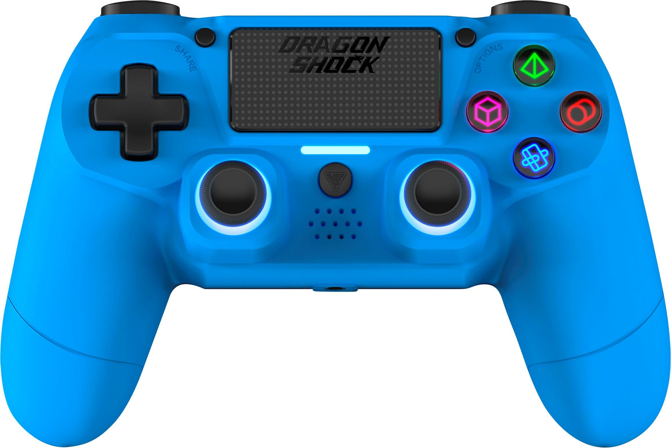 DRAGONSHOCK Mizar Wireless für PS4 Controller blau