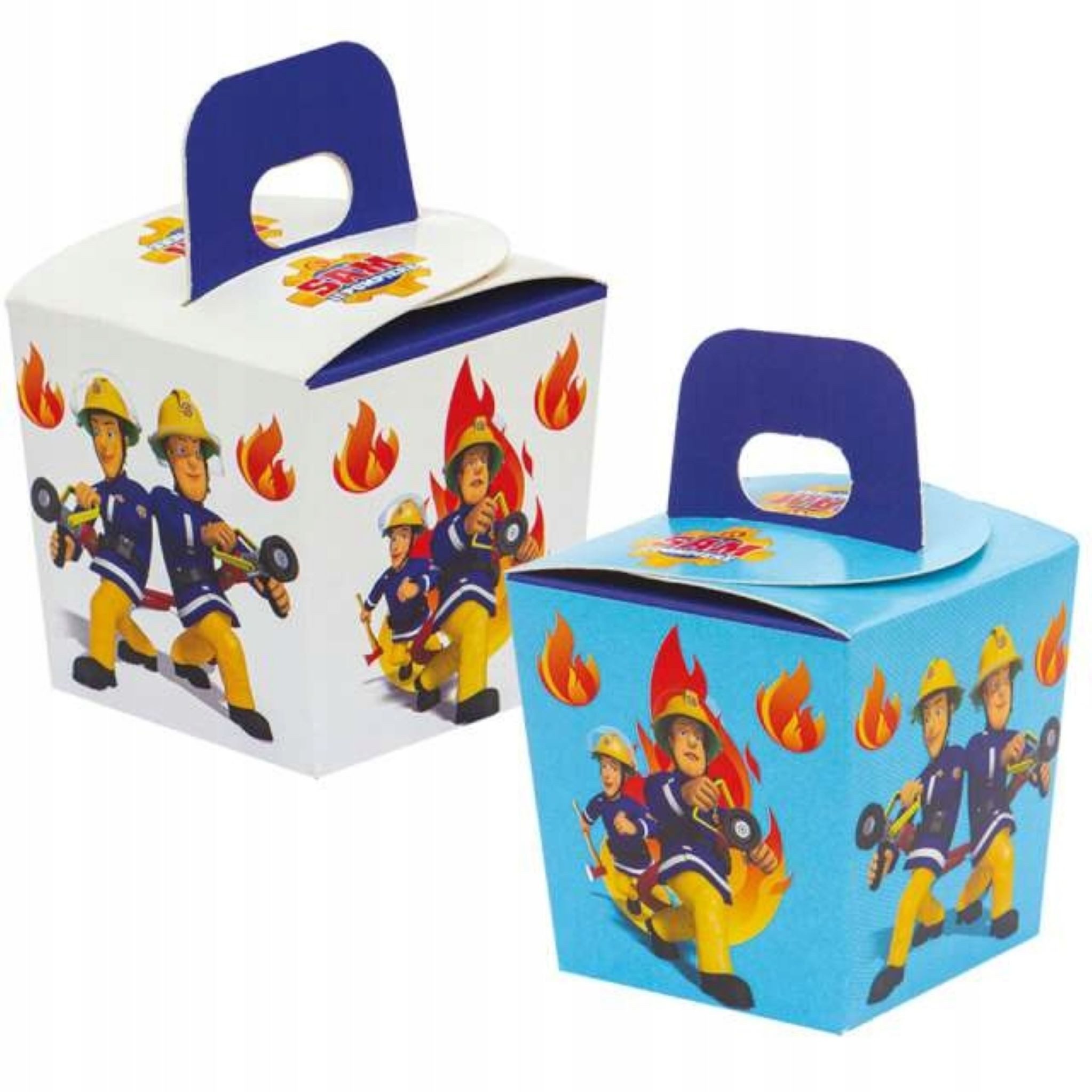 Decora Snack-Deckel Dekorative Partyboxen mit Feuerwehrmann Sam, ideal für Süßigkeiten