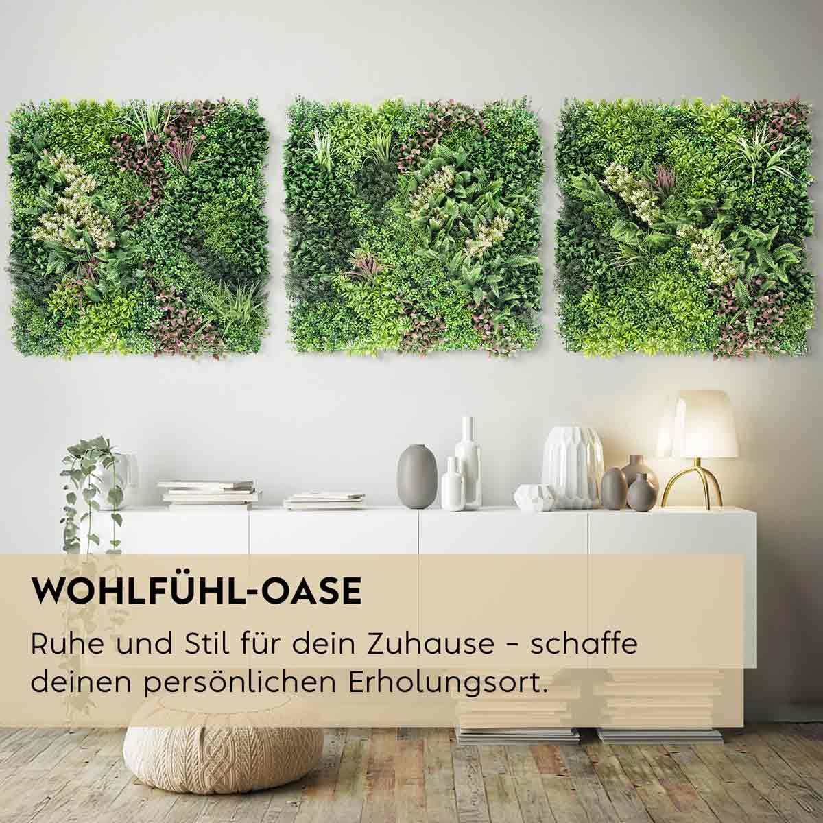 Kunstpflanze Künstliche Pflanzenwand Indoor & Outdoor, günstig online kaufen