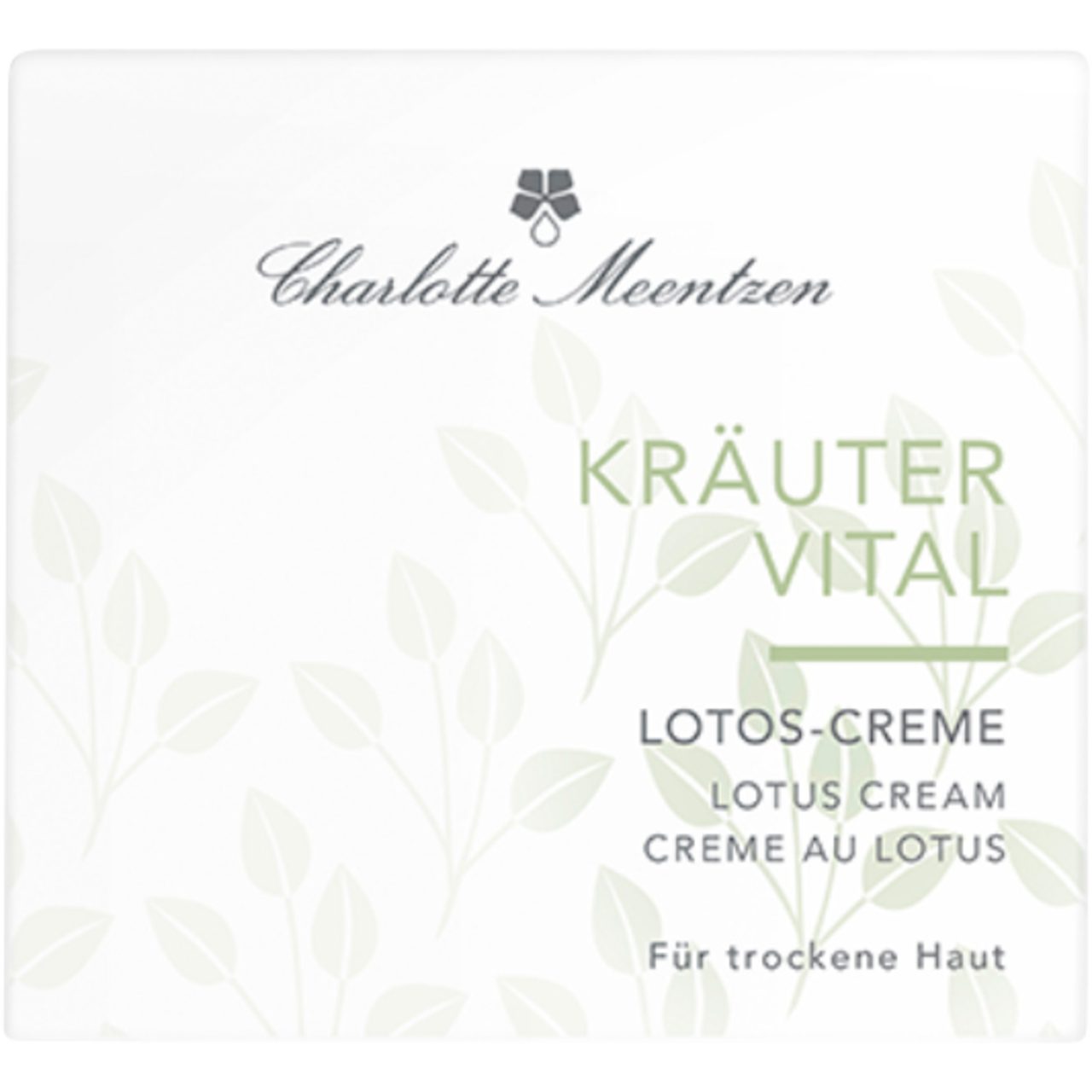Charlotte Meentzen Gesichtspflege Kräutervital Lotos-Creme, Alle Hauttypen