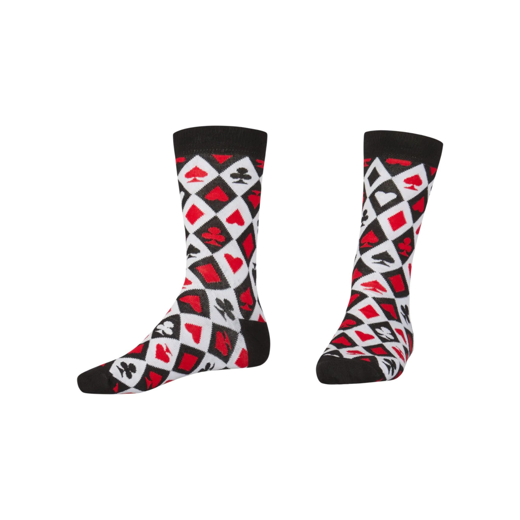 AbgeStrumpft Freizeitsocken Abgestrumpft Socken Kartenspiel (1 Paar, 1-Paar, 1 Paar) lustiges Design