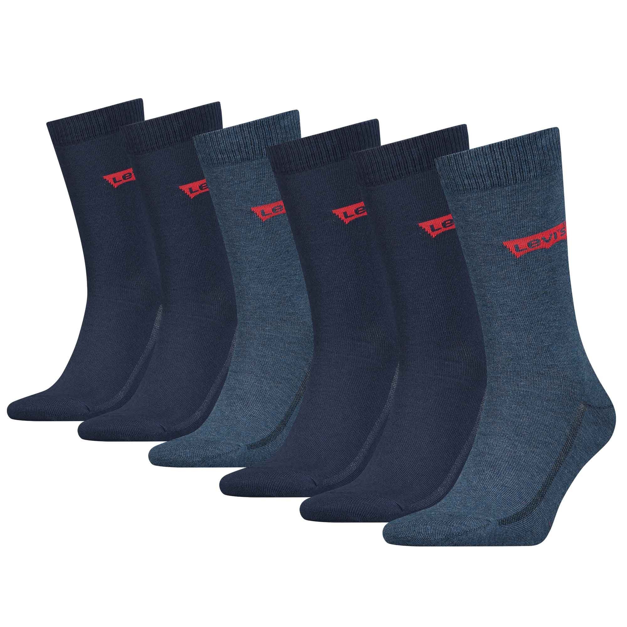 Levi's® Kurzsocken Herren Socken 6er Pack Baumwolle (Packung, 6er Pack) günstig online kaufen