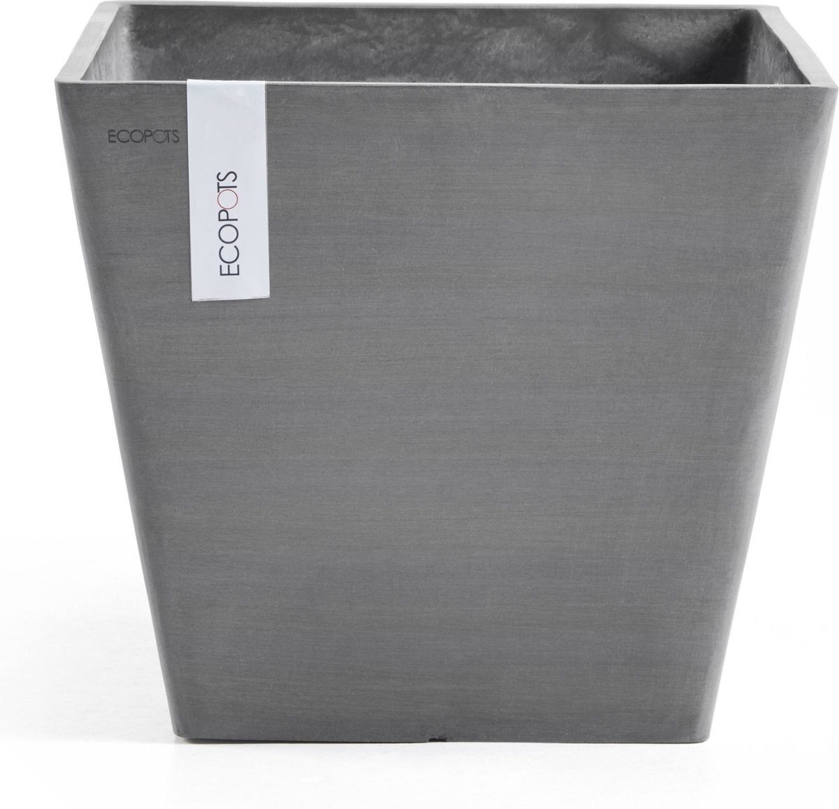 ECOPOTS Blumentopf Rotterdam 50 - Grey - 50 x H43,5 cm - Vierkant (1 St)