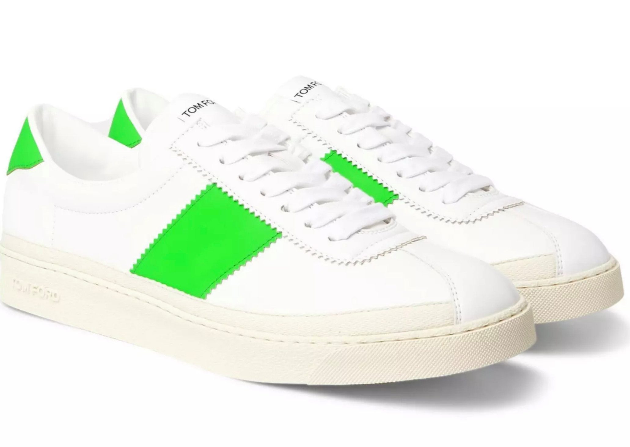 Tom Ford Bannister Panelled Faux Leder Schuhe Eco-Friendly und Luxuriös Sneaker Recyceltem Gummi, Bio-Baumwolle Schnürsenkel, Phthalatfreie Endstücke
