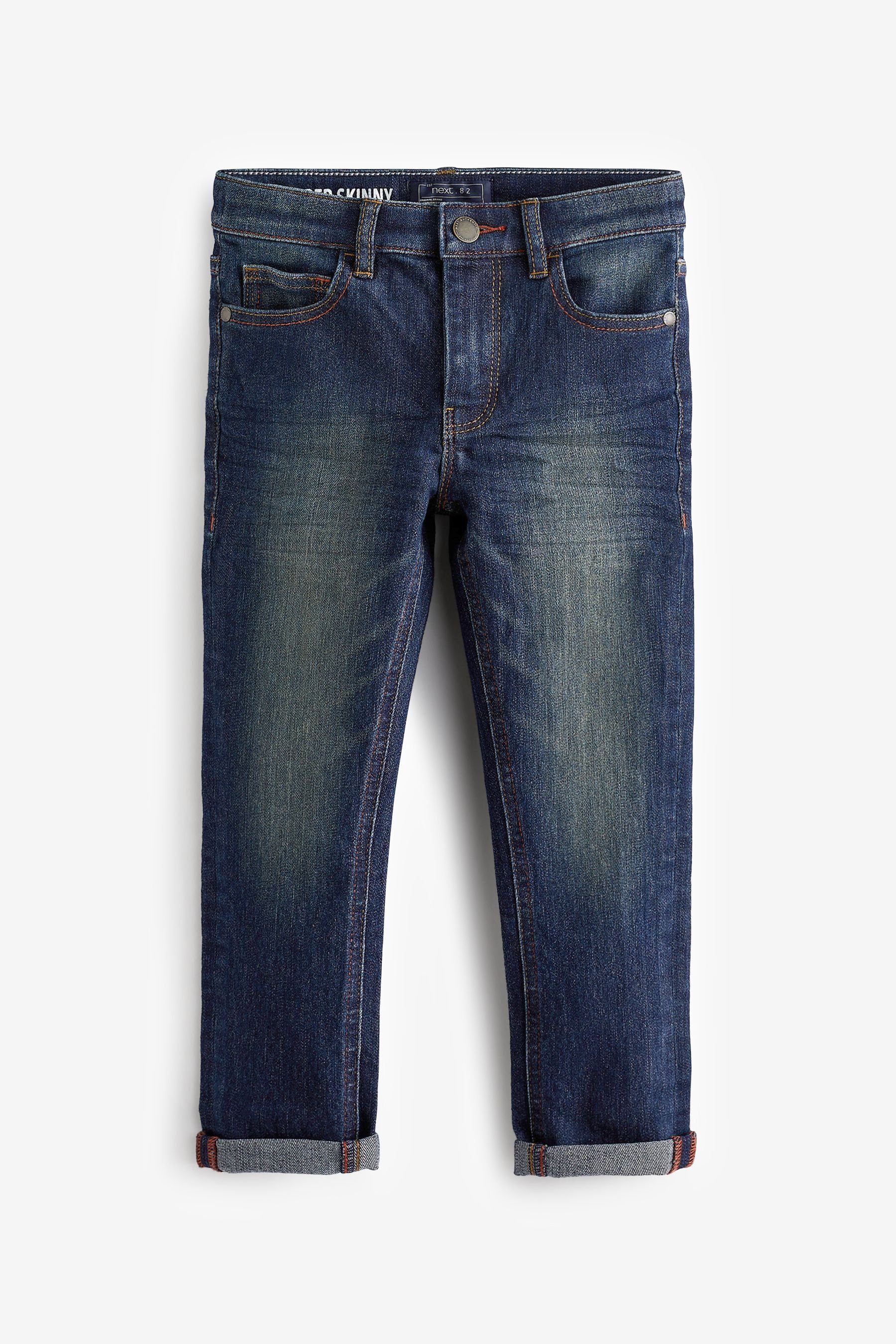 Next Skinny-fit-Jeans Five-Pocket-Jeans im Super-Skinny-Fit (1-tlg) Vintage Blue Denim
