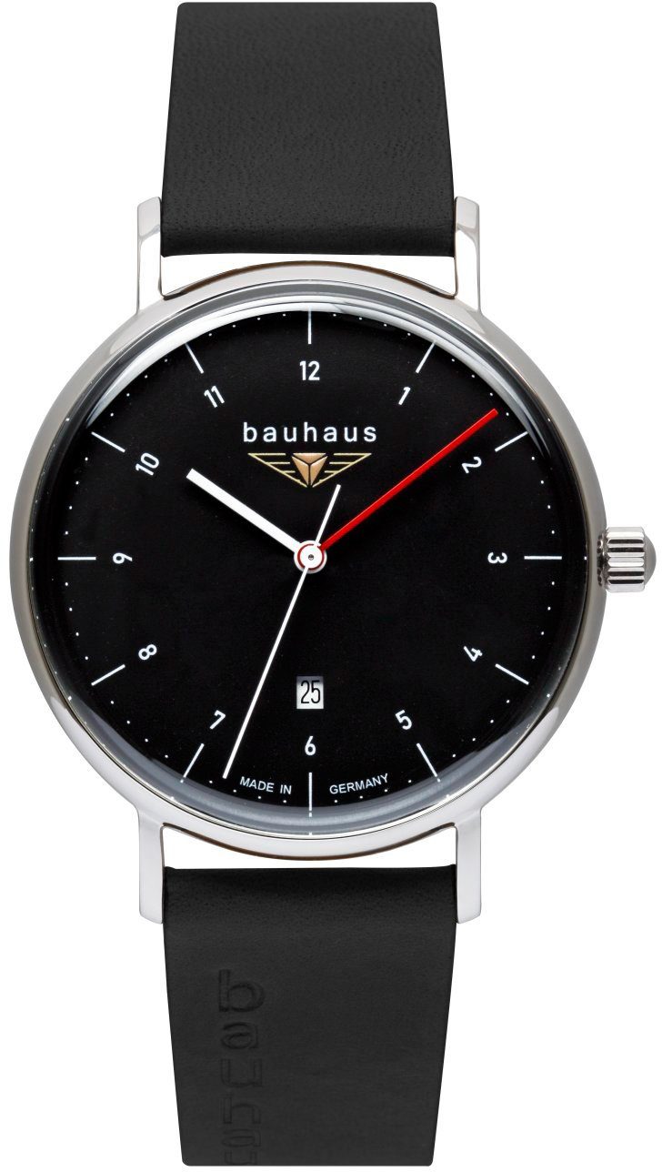 bauhaus Quarzuhr Bauhaus Edition, 2140-2, Armbanduhr, Herrenuhr, Datum, Made in Germany