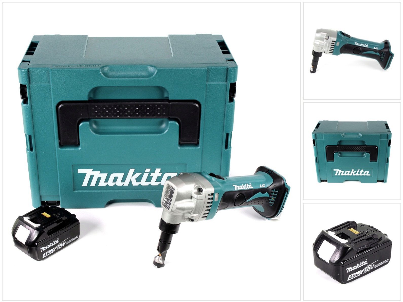 Makita Зубастик DJN 161 M1J 18V Akku Зубастик Schere + 1x Akku 4,0Ah + Makpac - ohne L
