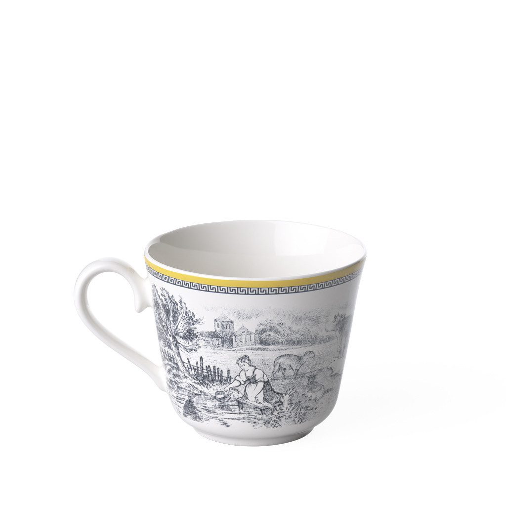 Villeroy & Boch Tasse Audun Ferme Frühstückstasse, 1-tlg., Porzellan, Premium Porcelain, mikrow.- & spülm.sicher, Made in Germany