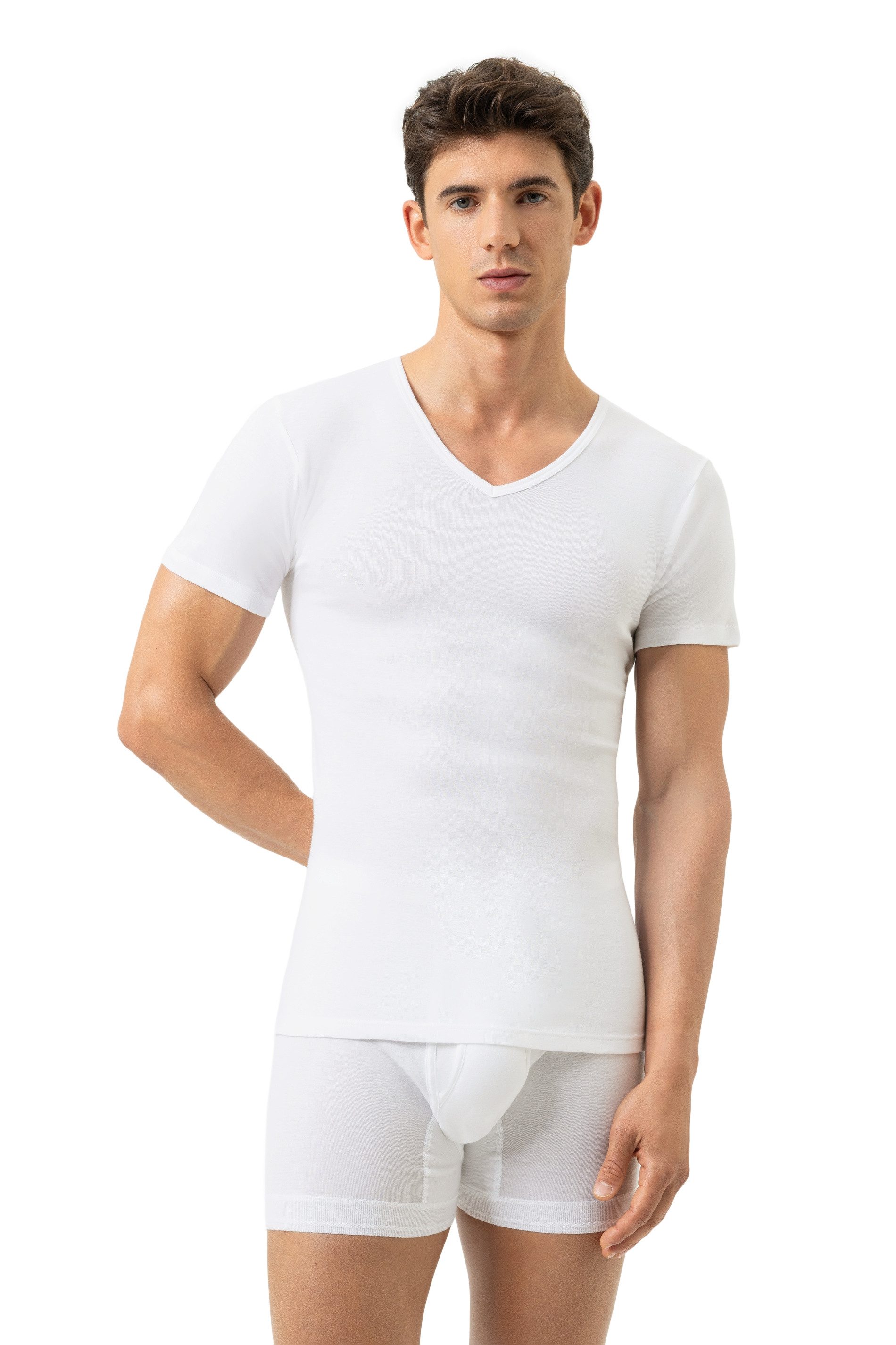 Mey V-Shirt NOBLESSE ohne auftragende Seitennähte