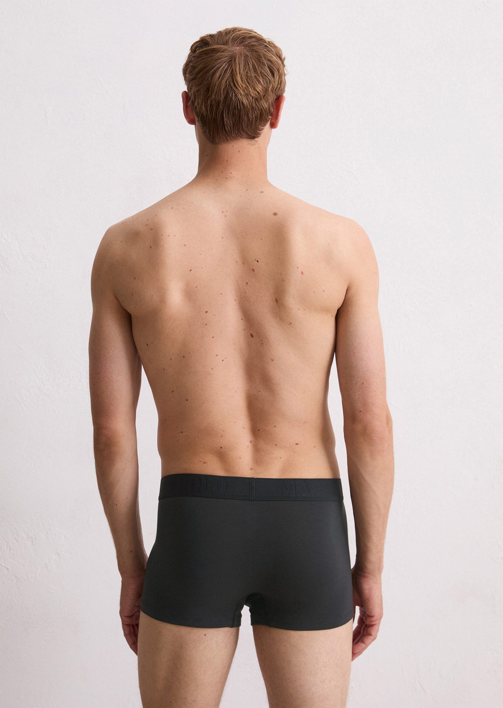 Marc O'Polo Trunk Essentials (3er Pack) ohne Eingriff, Logo-Bund, elastisch, Baumwollmix, atmungsaktiv