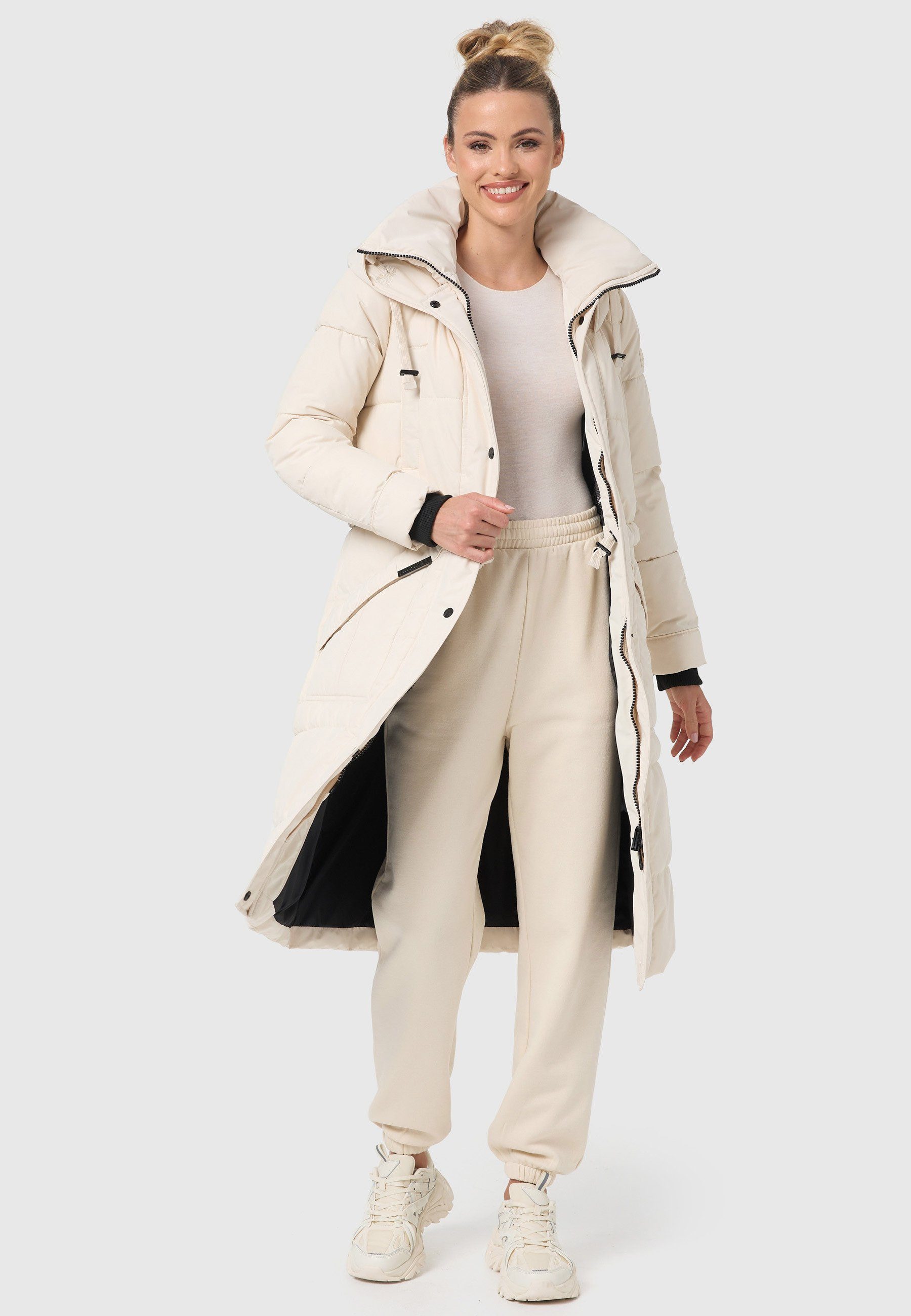 Marikoo Winterjacke Ayumii mit hohem Stehkragen