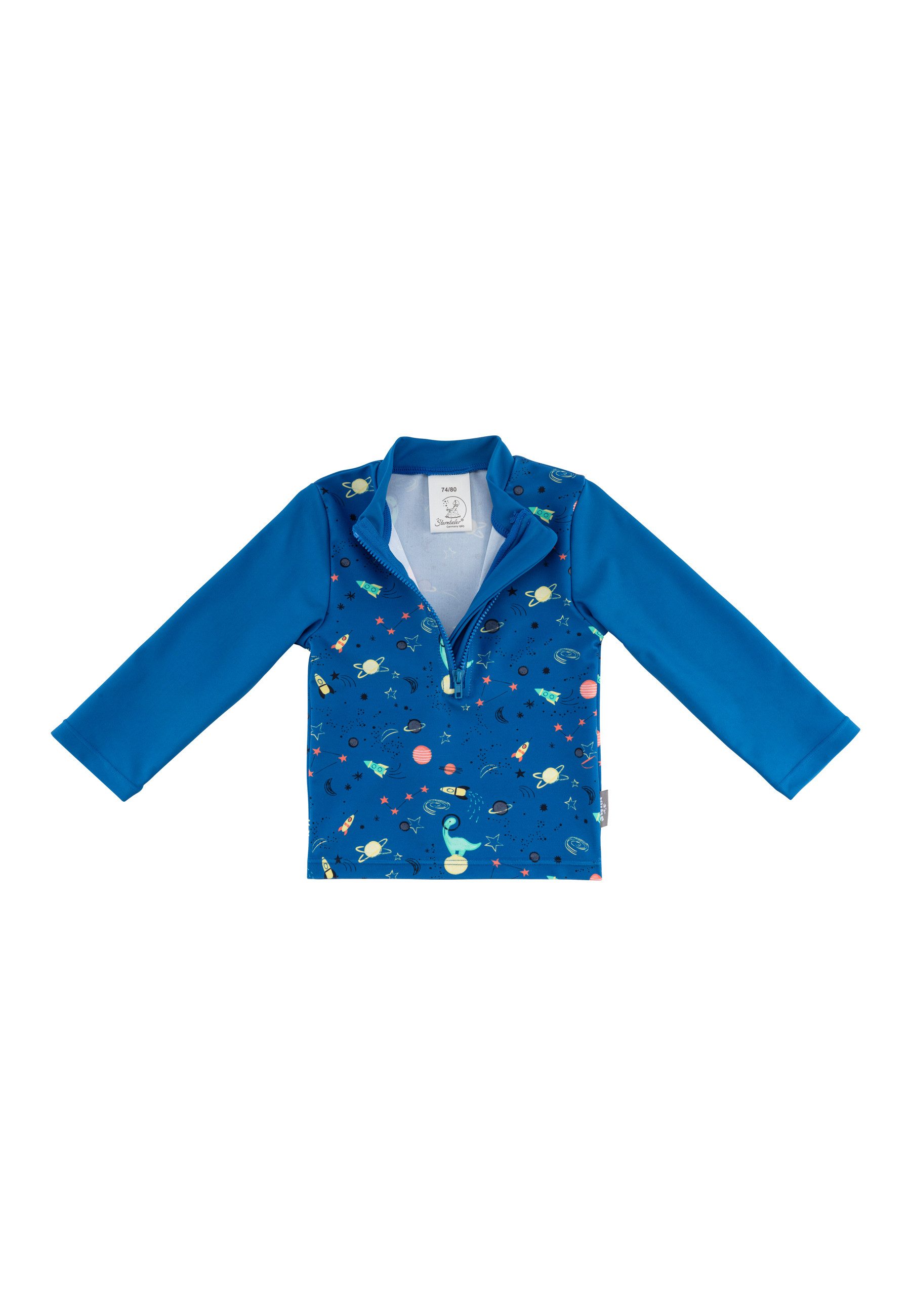 Funktionsshirt UV-Schutz 50+ Badeshirt langarm Weltraum