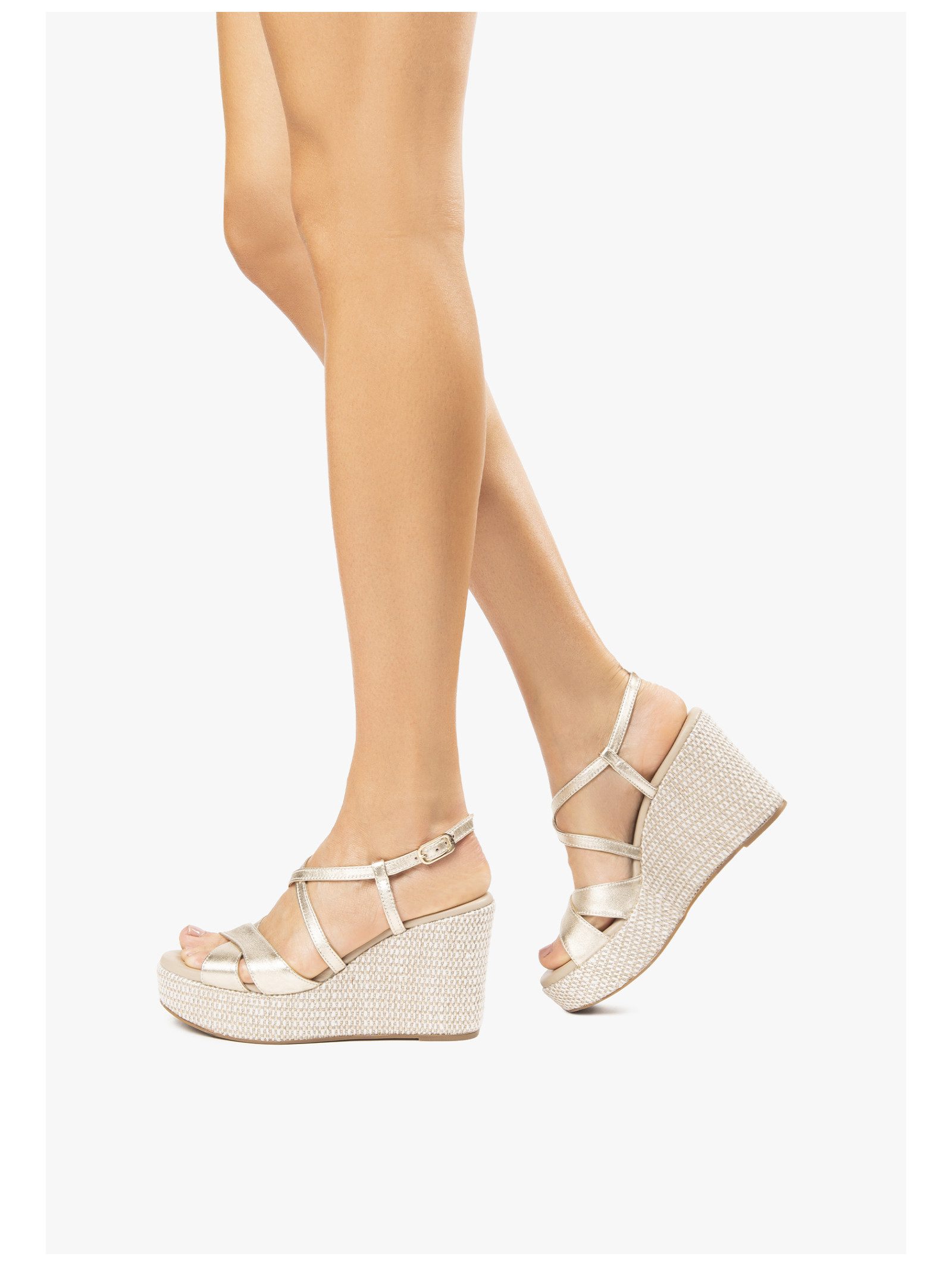 Nero Giardini Nero Giardini Sandalen Leder Keilsandalette