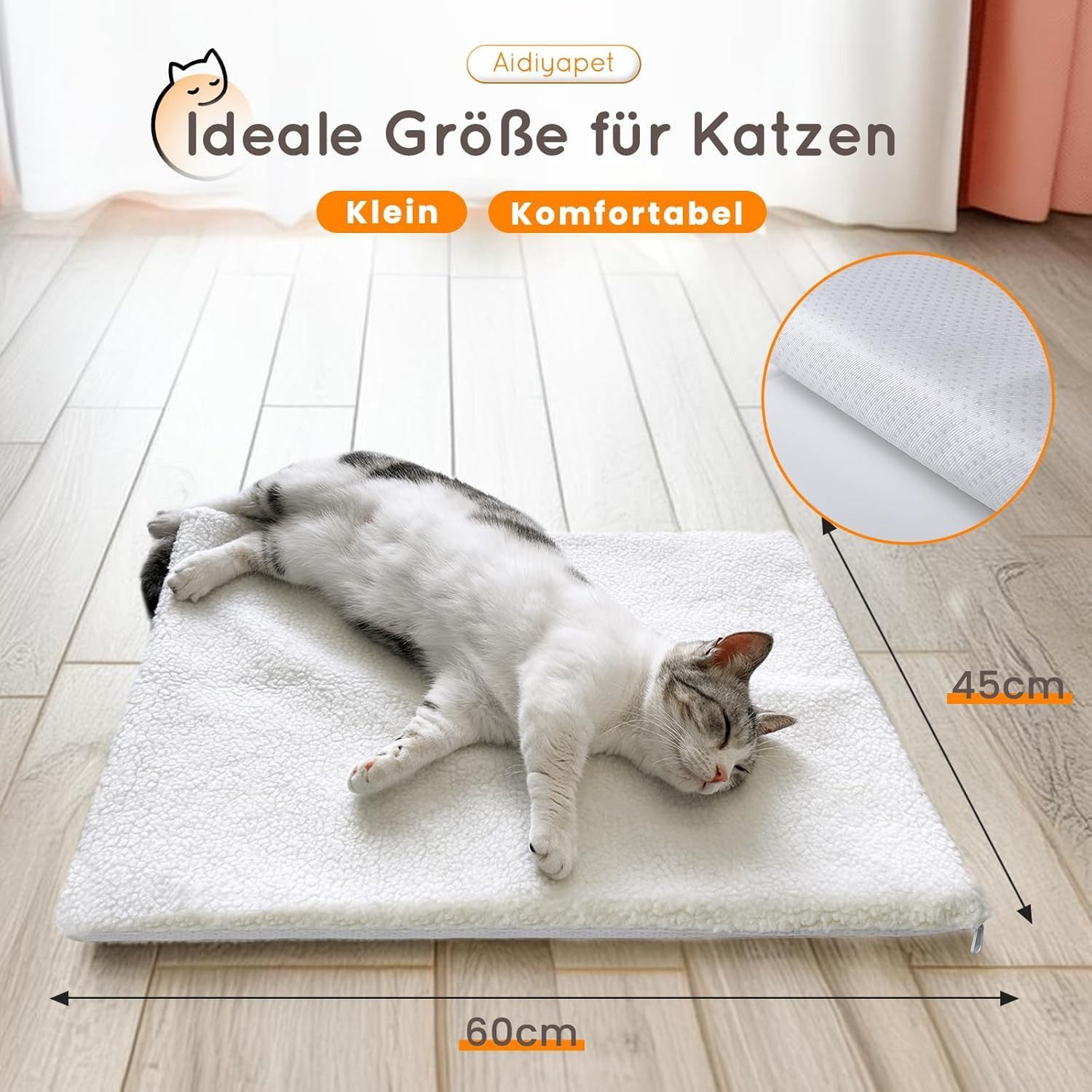 FELIXLEO Tierdecke Selbstheizende Decke für Katzen & Hunde, Katzenbett Flau günstig online kaufen