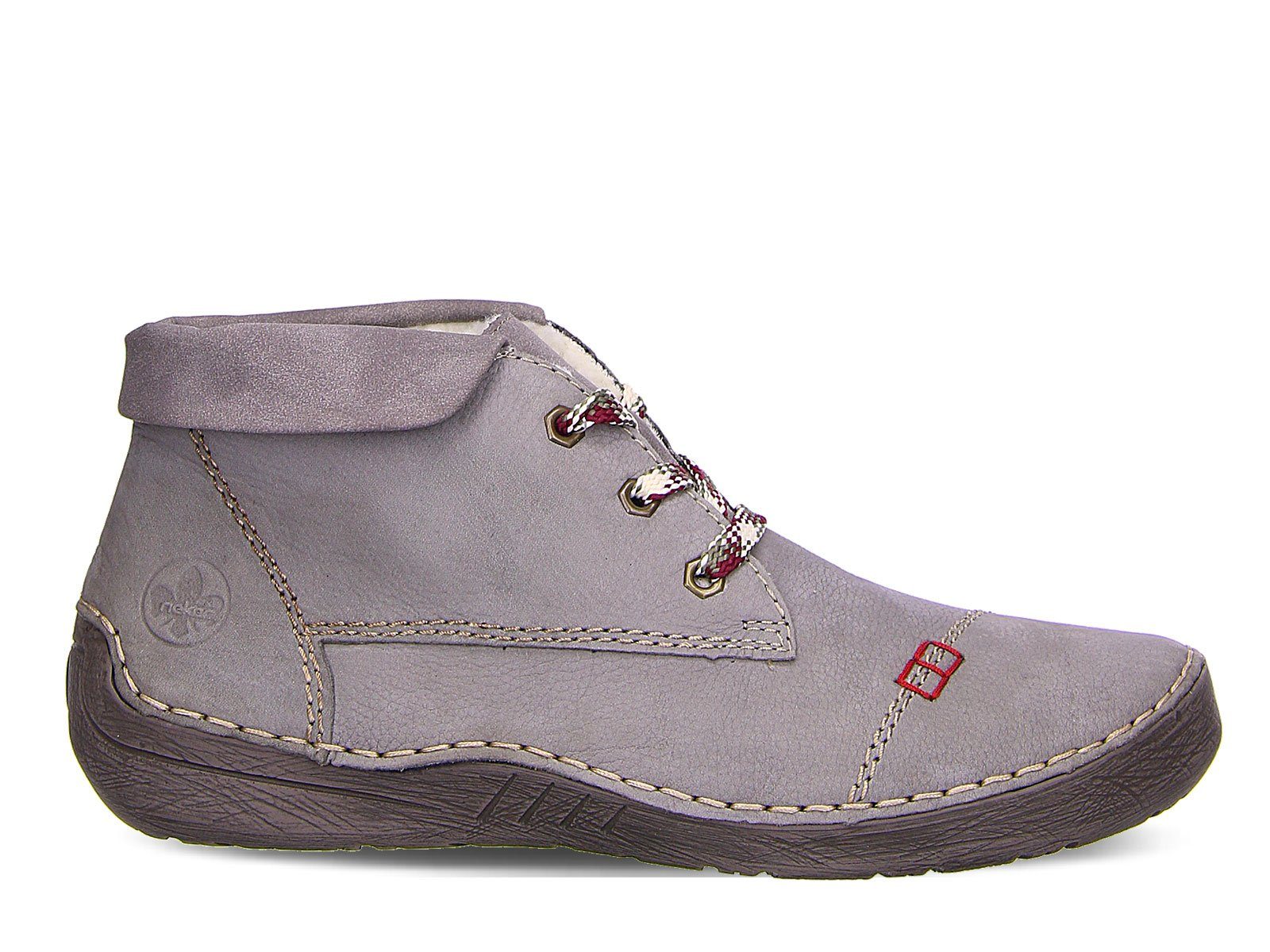 Rieker Damen Chelsea Boots gefüttert Beige