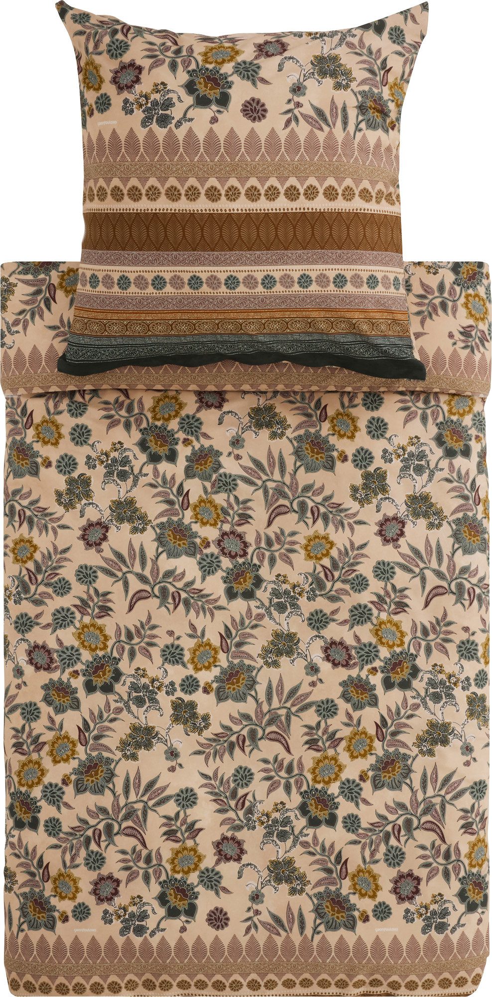Bassetti Bettwäsche Bettwäsche "Varigotti", Mako-Satin, Feinsatin Paisley/Blumen/Ornamente