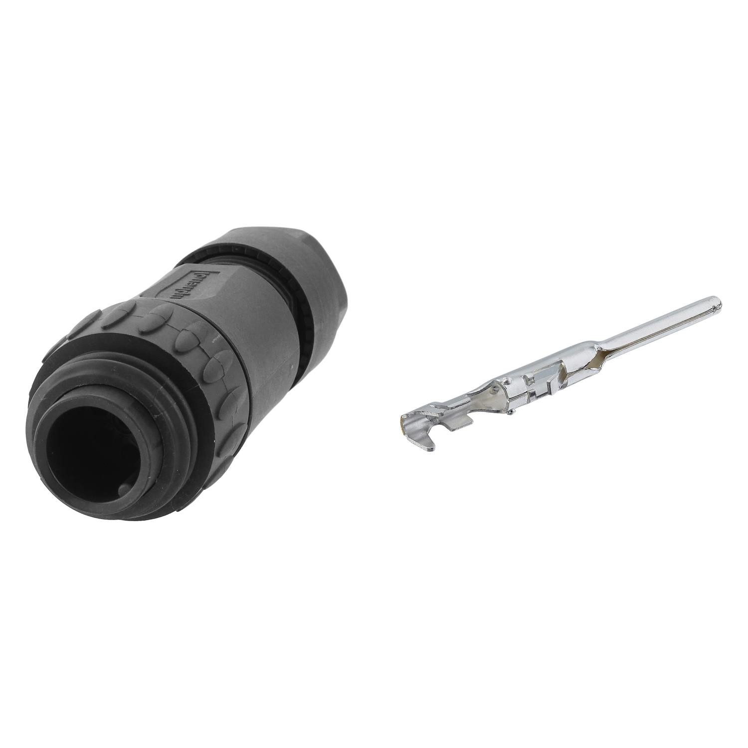 Amphenol Rundstecker Titel:RD24-KSG Kabelsteckverbinder, inkl. Zugentlastung gerade Stift