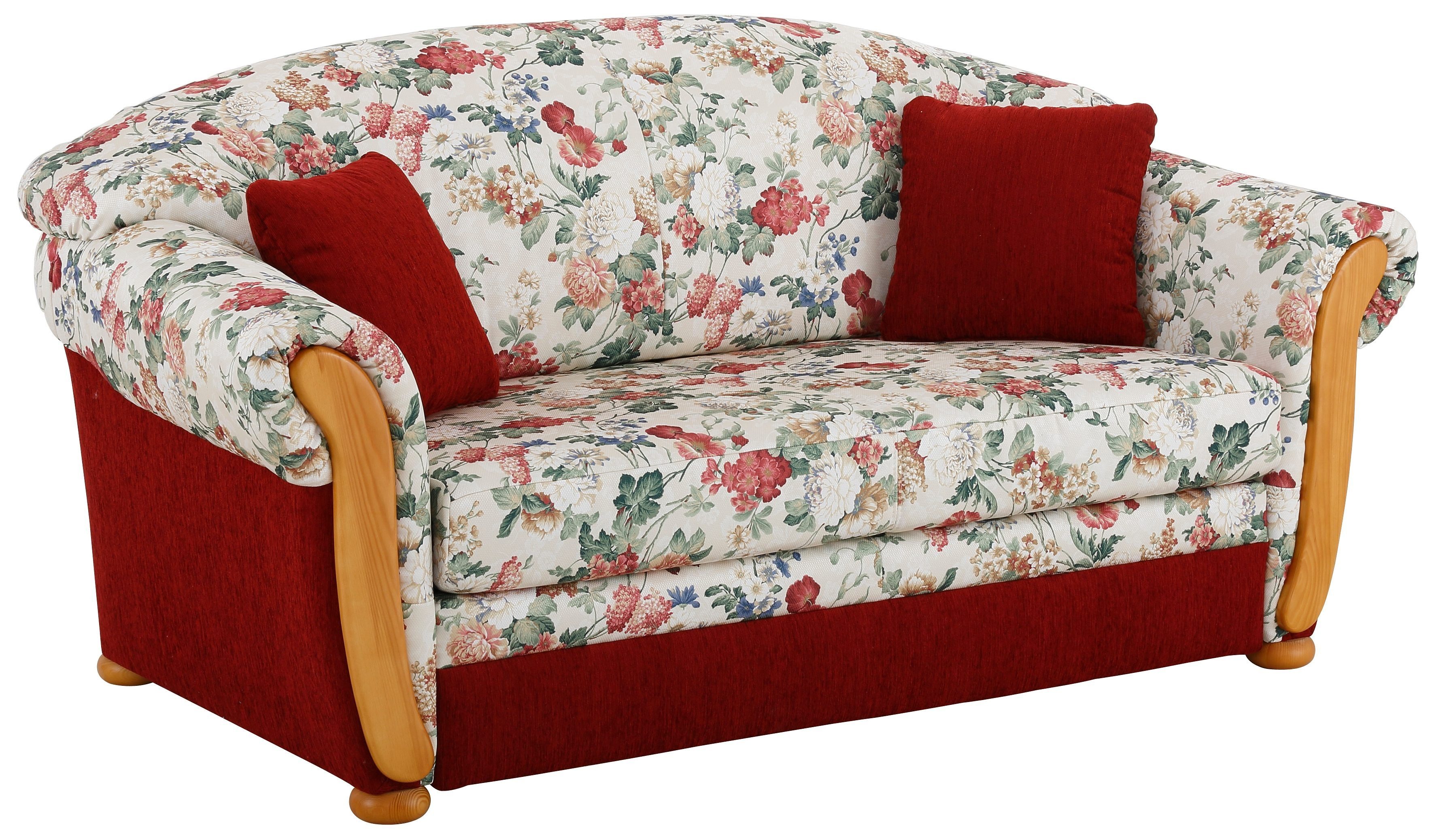 Home affaire 2-Sitzer Milano, Schlafsofa im Landhaus-Stil, bequem, Liegeflä günstig online kaufen