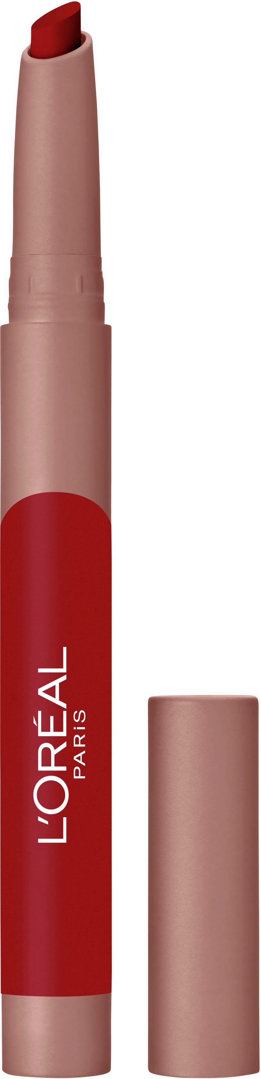 [Neu 2024] L'ORÉAL PARIS Chili Lippenstift A Infaillible Crayon 111 Lip Little Matte