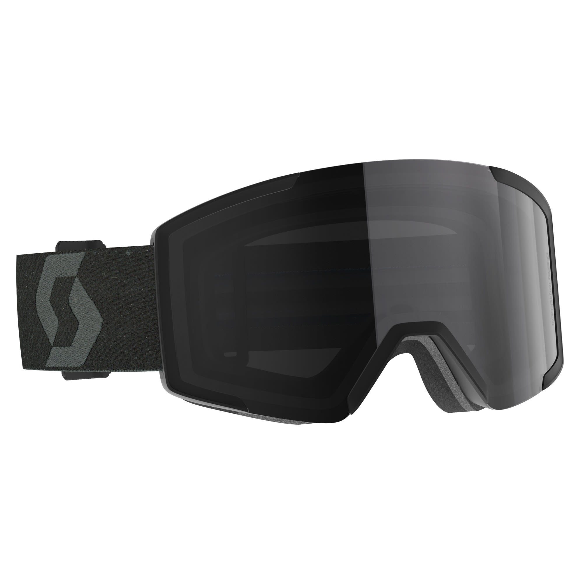 Scott Skibrille Scott Shield Goggle + Extra Lens Accessoires Mineral Black - Solar Black Chrome