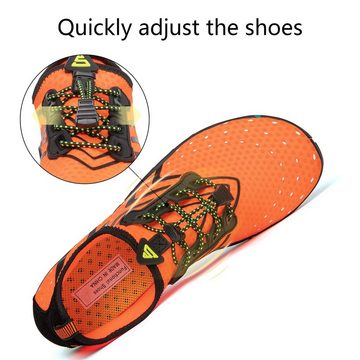 SAGUARO Sommer Badeschuh (5mm Sohle, bequem, leicht, atmungsaktiv, rutschfest, schnelltrocknend) Barfuß-Schuhe Wasserschuhe Surfschuhe Schwimmschuhe Wasser-Sport