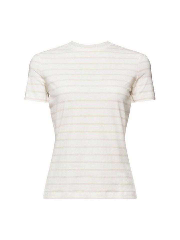 Esprit T-Shirt Gestreiftes Top mit Rundhalsausschnitt (1-tlg)