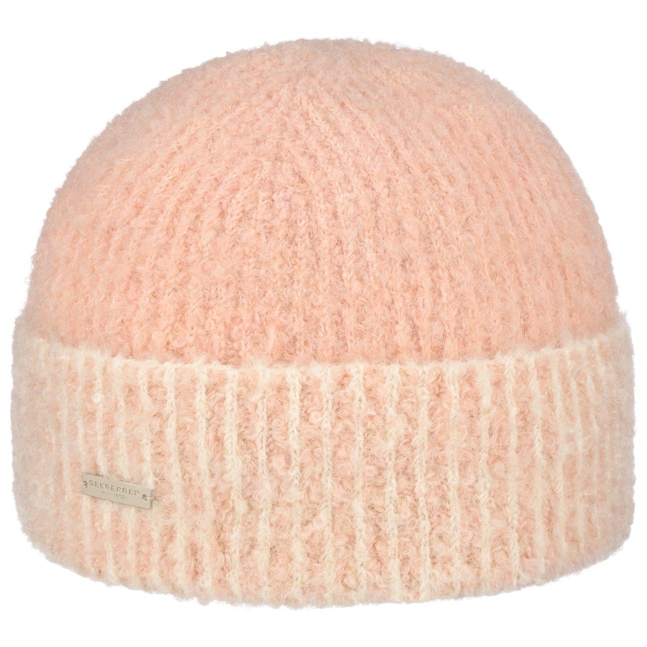 Seeberger Beanie (1-St) Strickmütze mit Umschlag