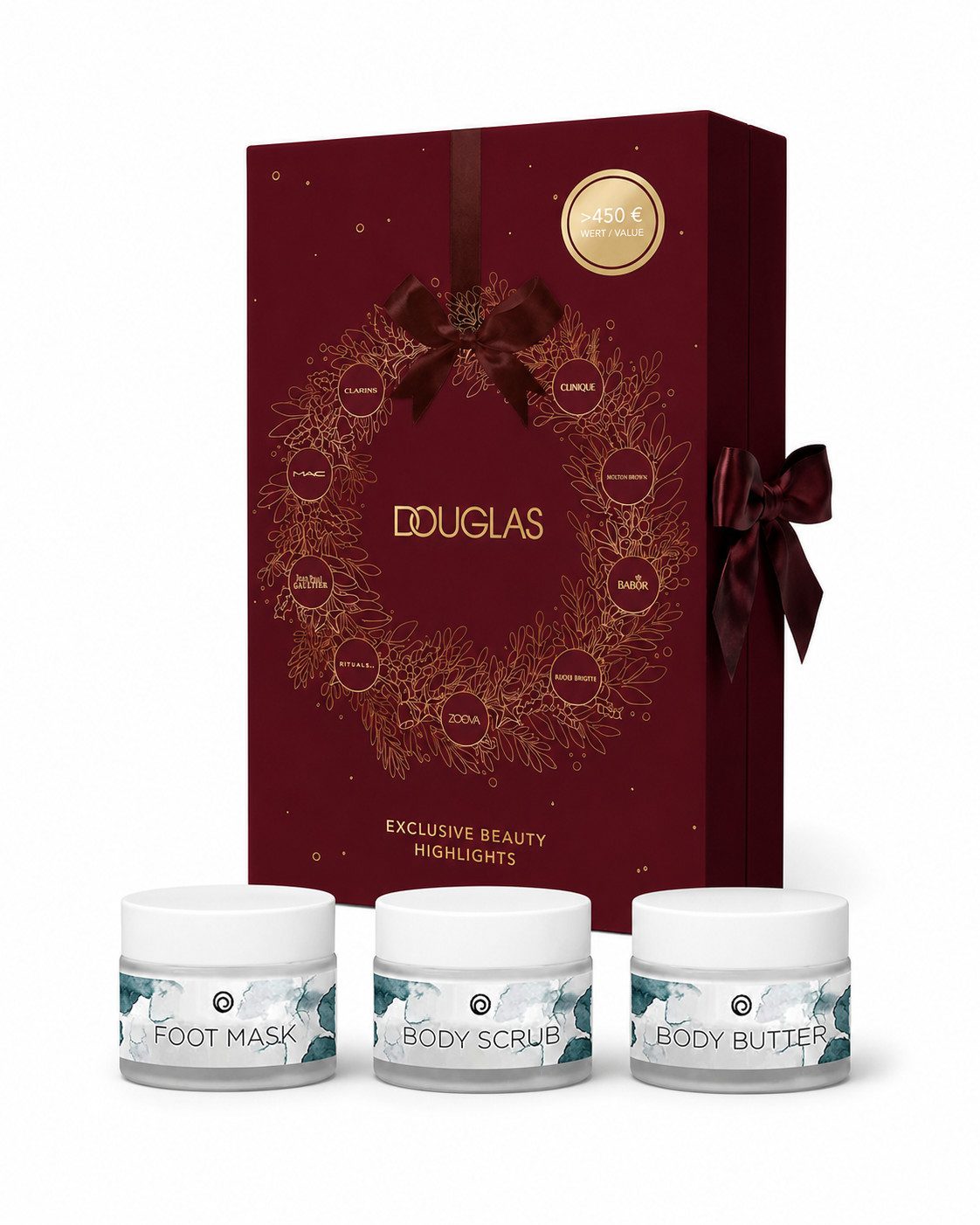 Douglas Kosmetik-Adventskalender Douglas DUFT, PFLEGE & MAKE-UP 2026 (24 Beauty Überraschungen, 27-tlg), inkl. 3 Wellnessartikel